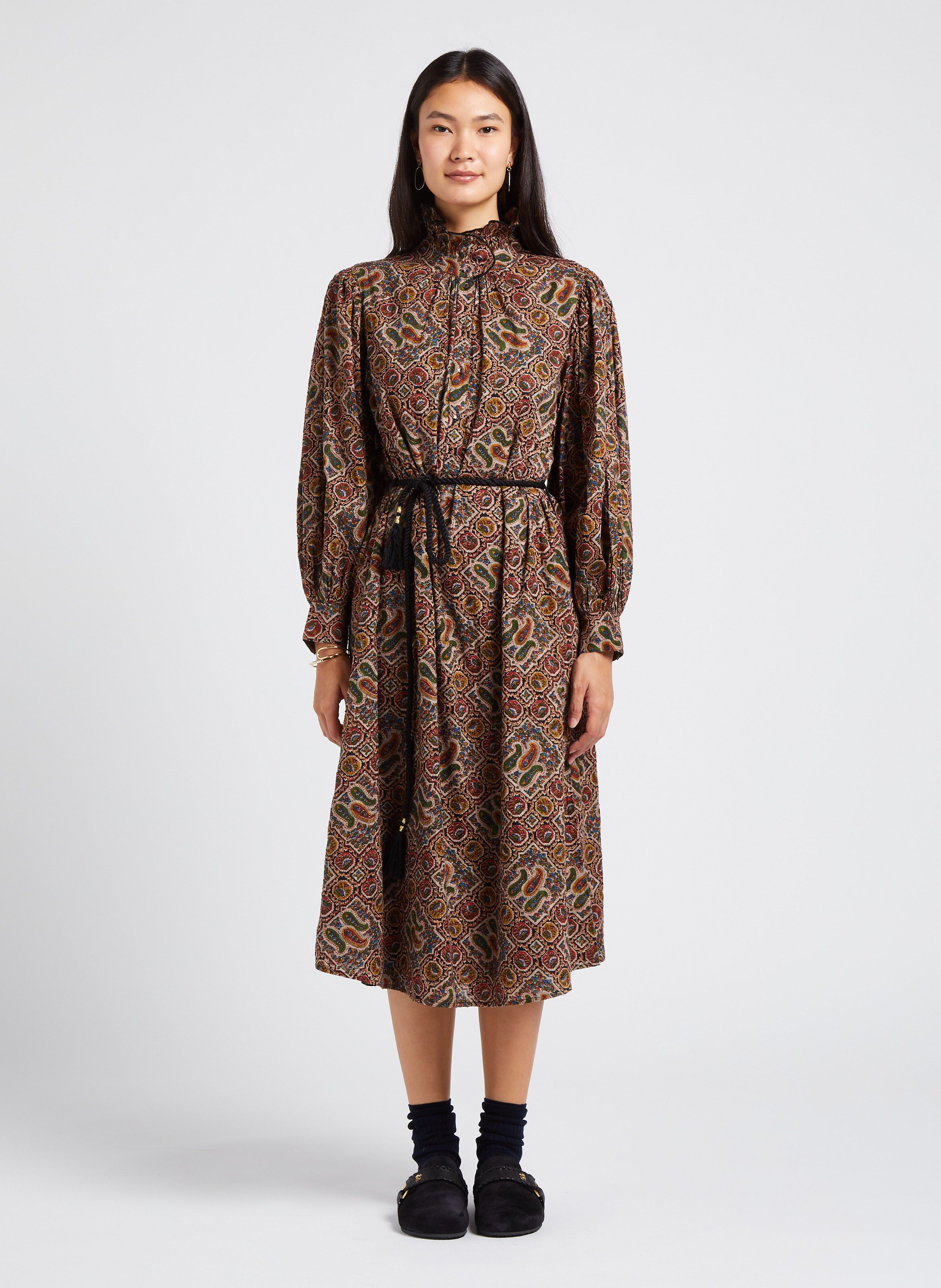 Antik batik best sale robe longue