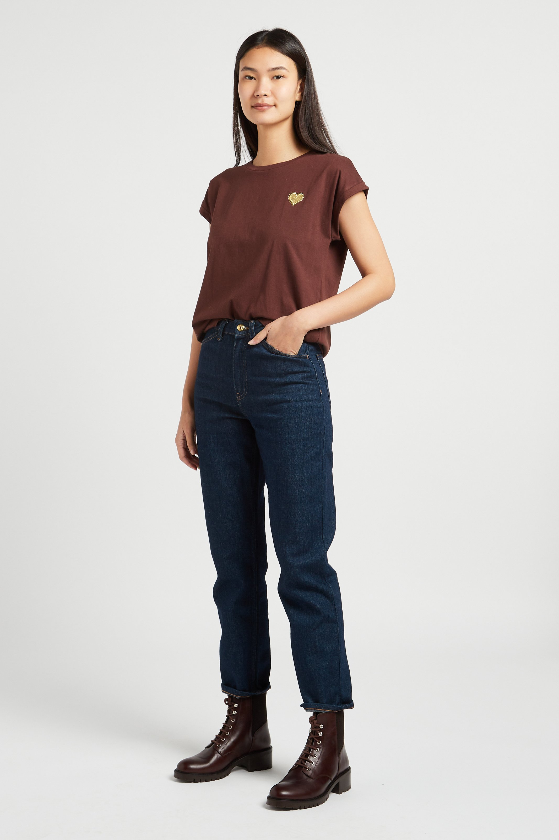 Bottines en cuir MELLOW YELLOW Marron