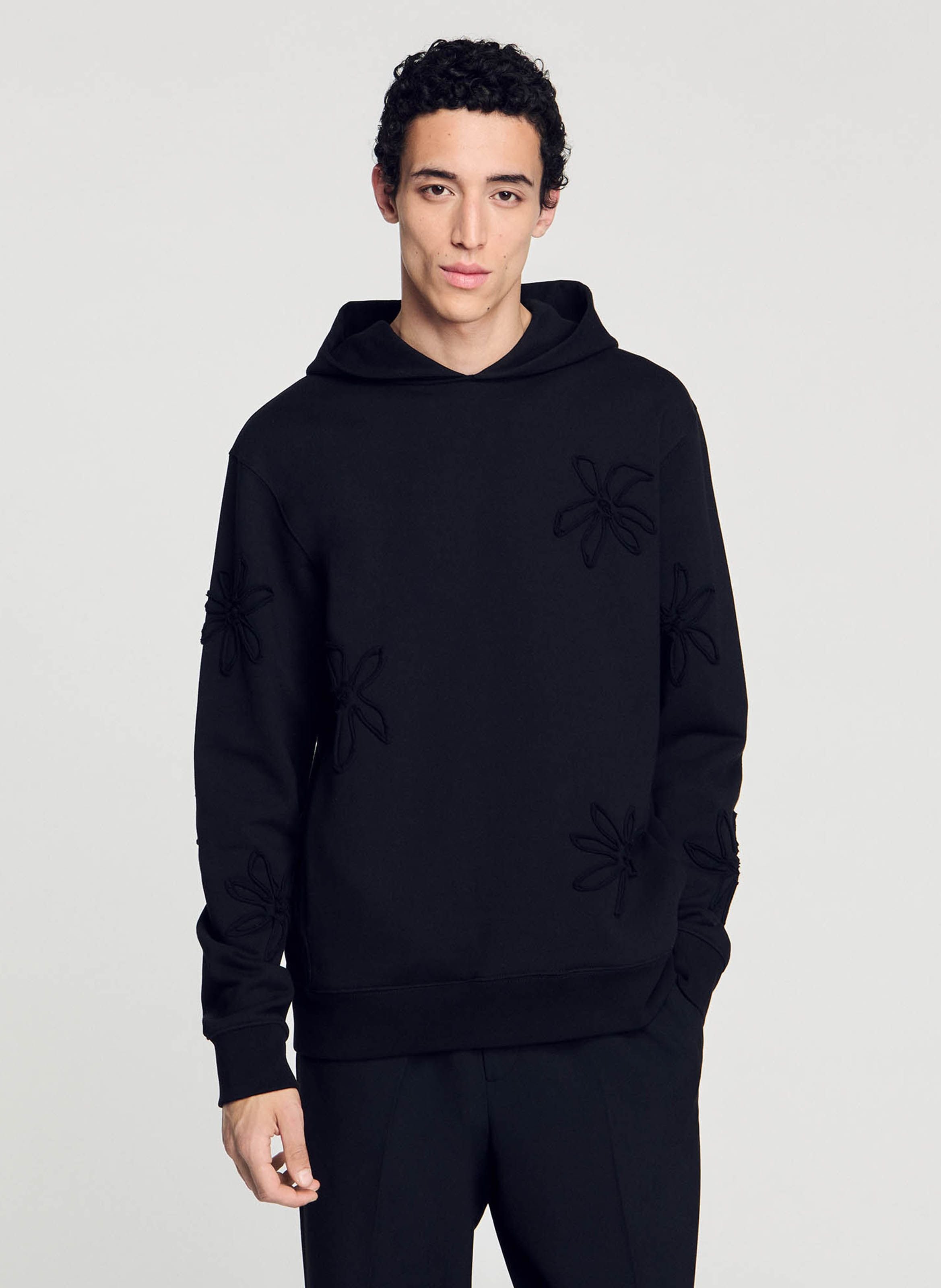 Sweat capuche sandro homme sale