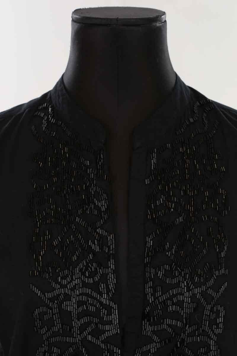 Cotton blouse ANTIK BATIK - Seconde Main Black