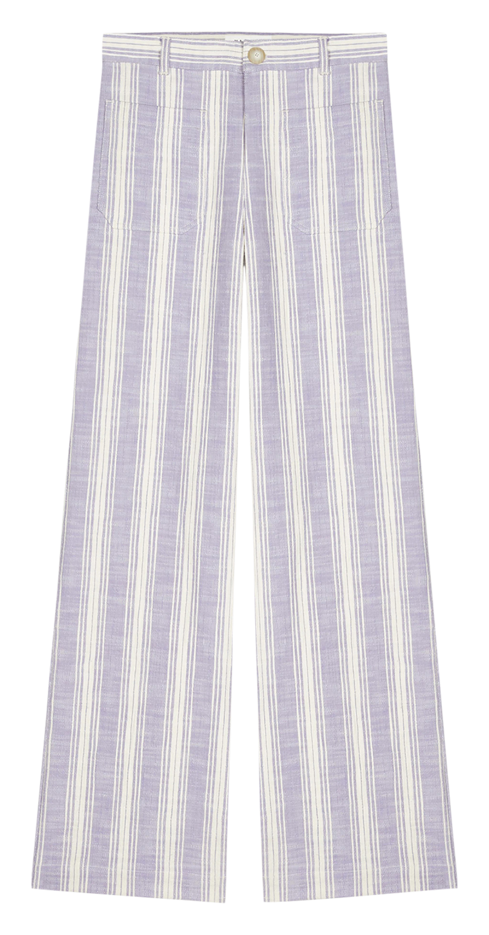 Wide striped cotton trousers MASSCOB Multicolored