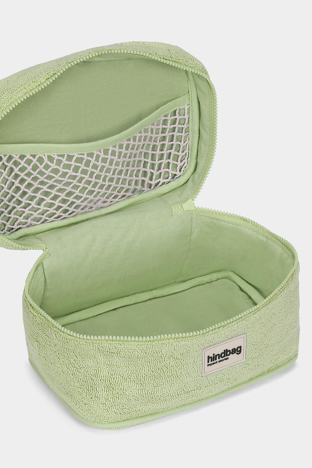 Almond Green Gaspard Sponge Vanity HINDBAG Green