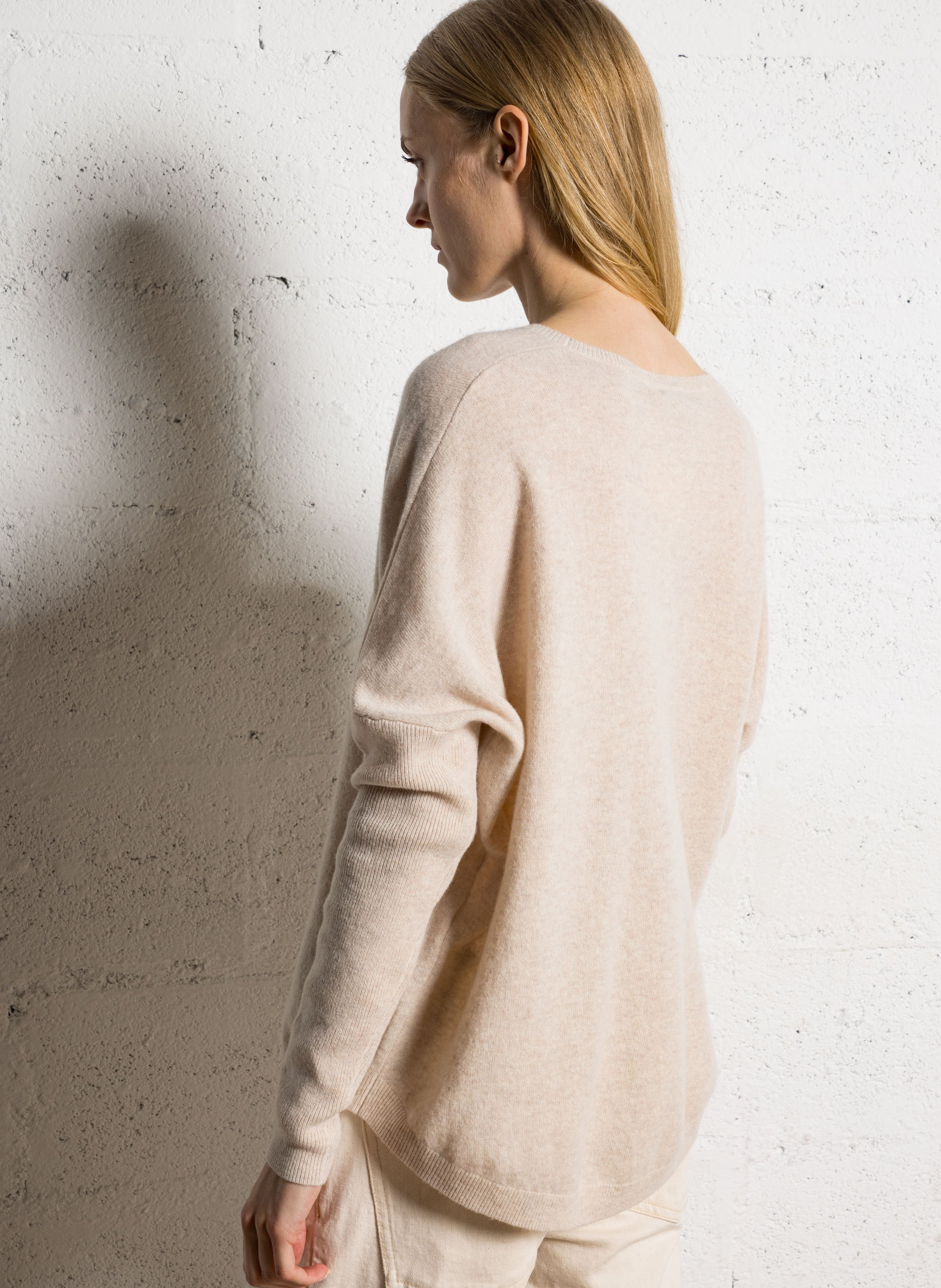 Ruime wollen trui JC SOPHIE Beige