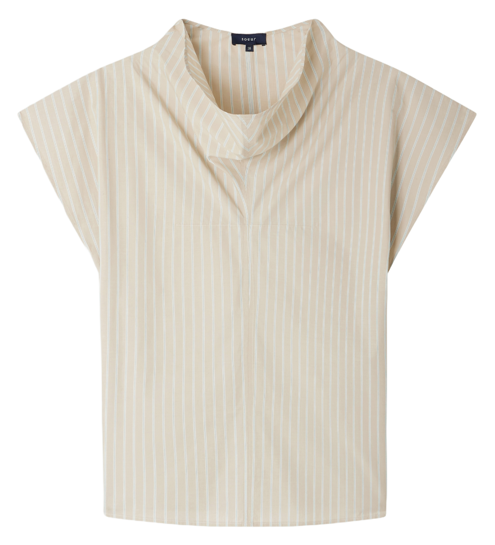 Top droit en coton bio SOEUR Multicolore