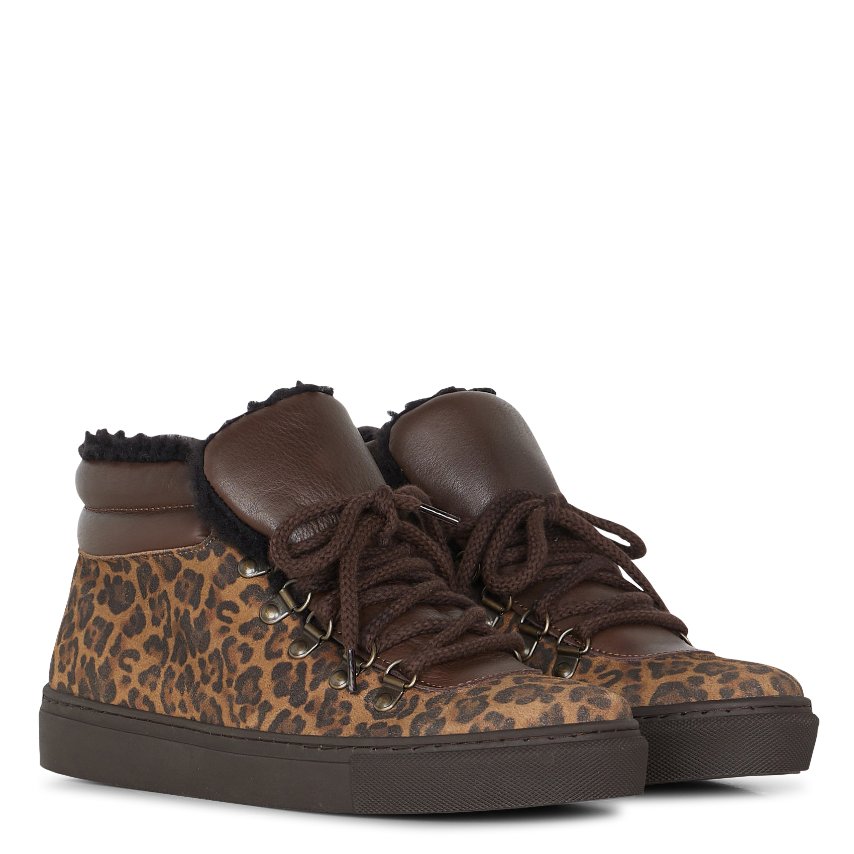 Hoge sneakers van leermix MAISON TOUFET Veelkleurig