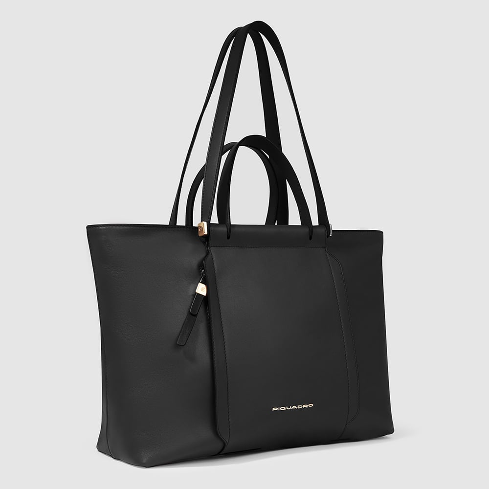 14-inch Laptop Tote PIQUADRO Black