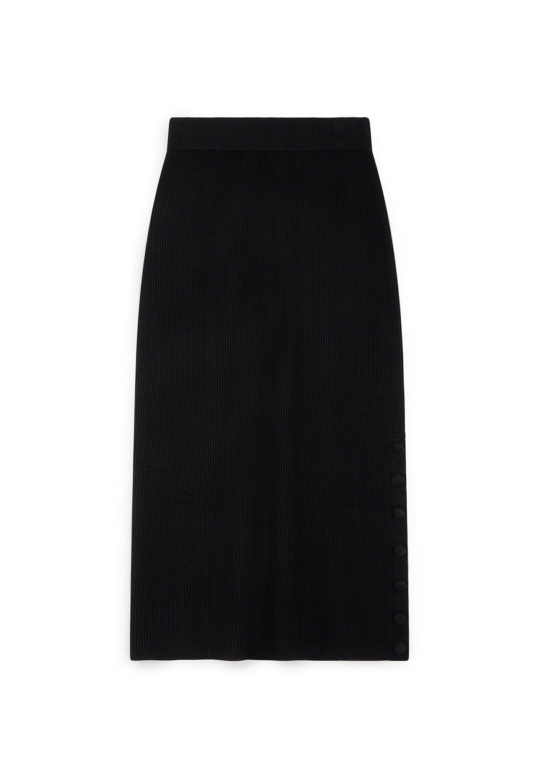 Long knit skirt RODIER Black