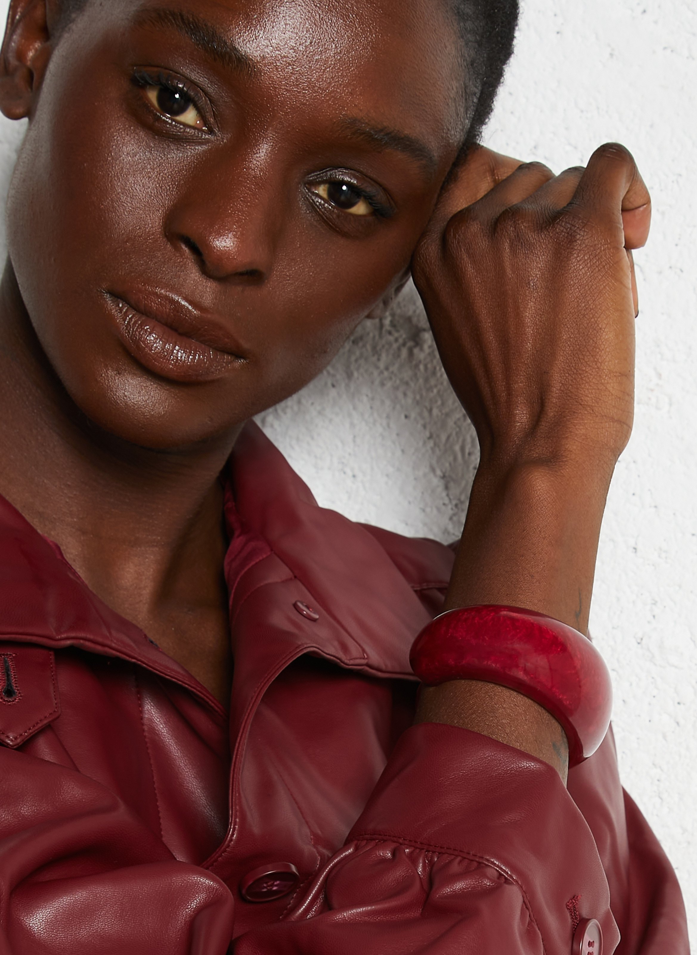 Pulsera brillante FEEKA Morado