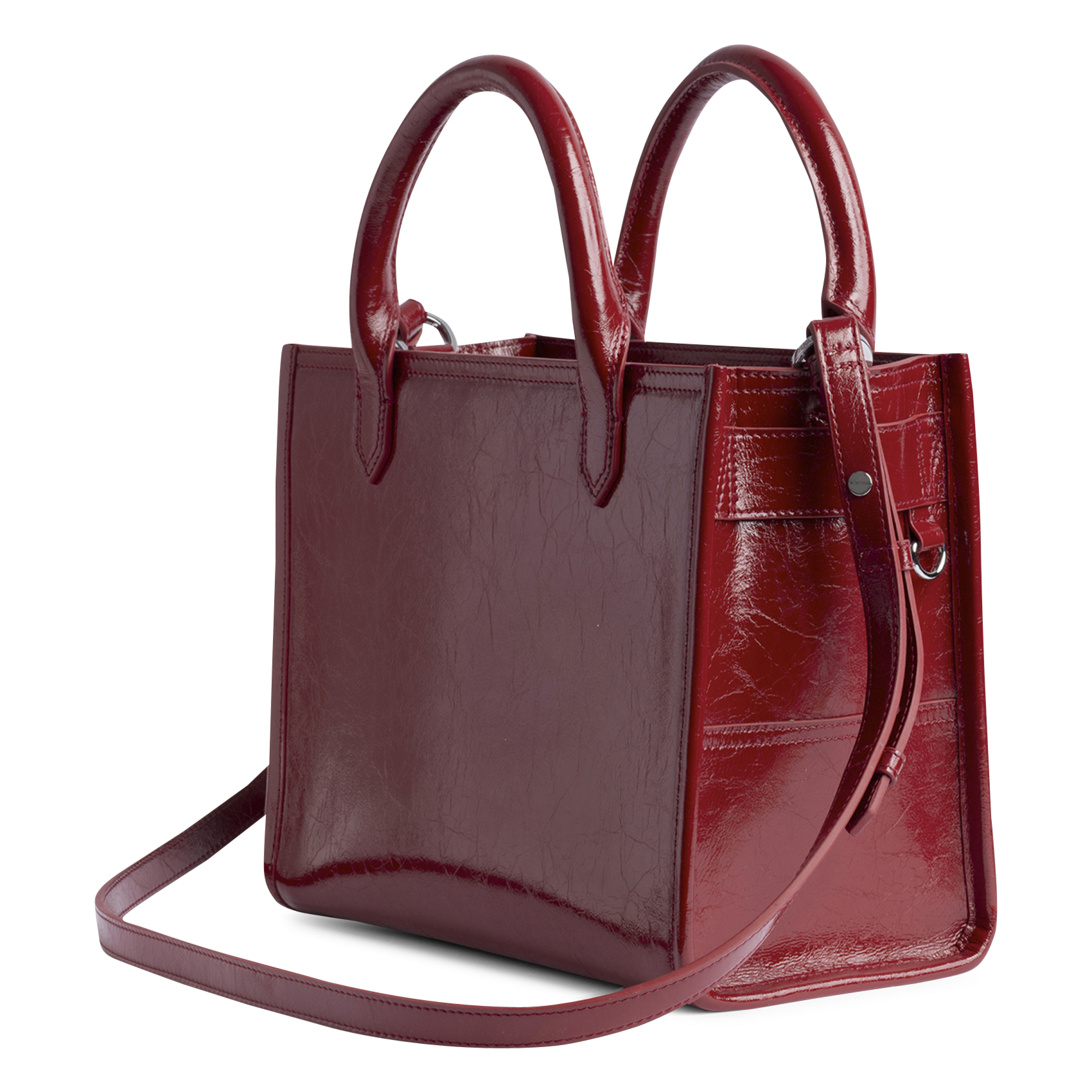 Sac bandoulière en cuir ZADIG&VOLTAIRE Rouge