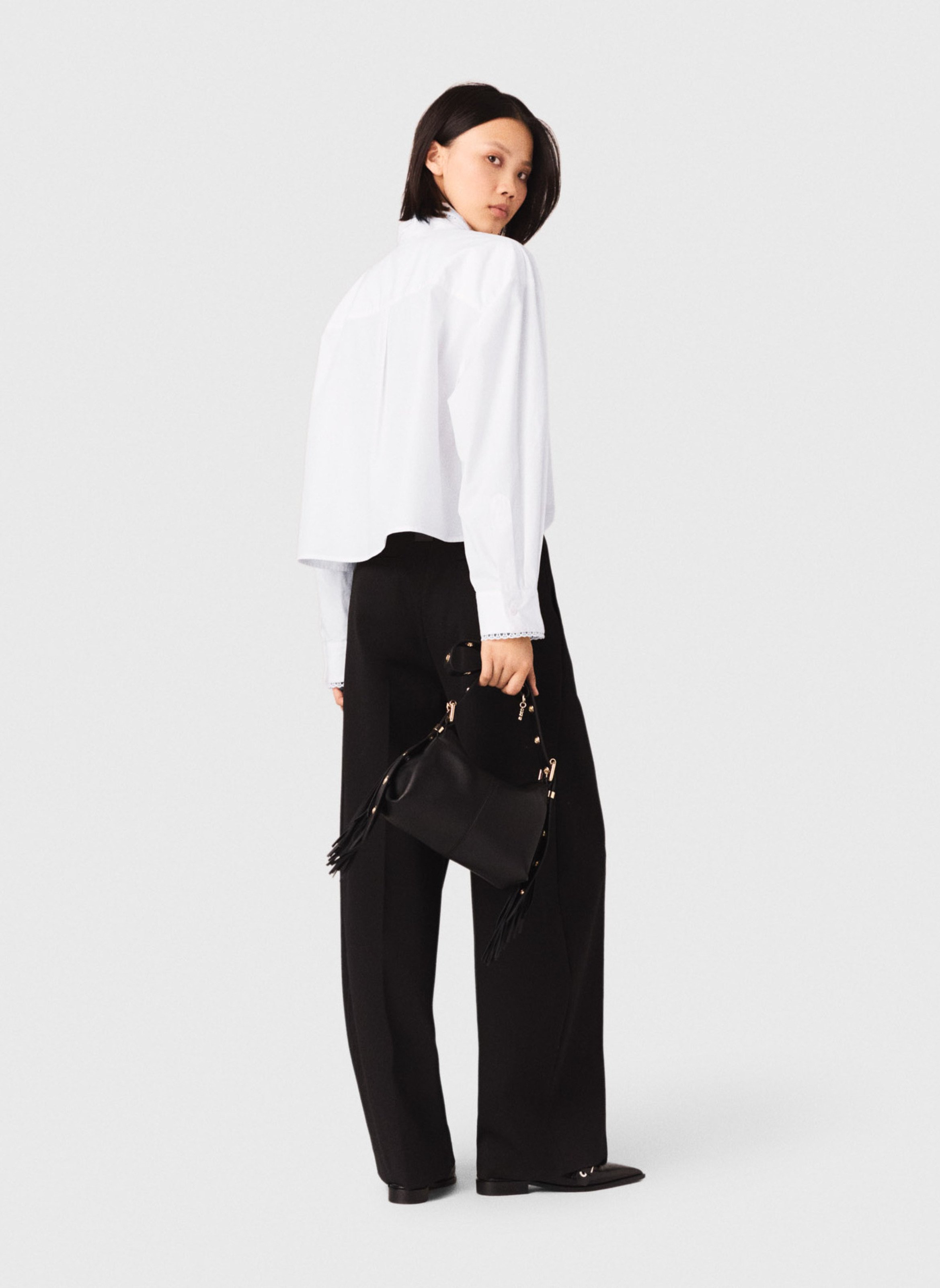 Palazzo pants MAJE Black