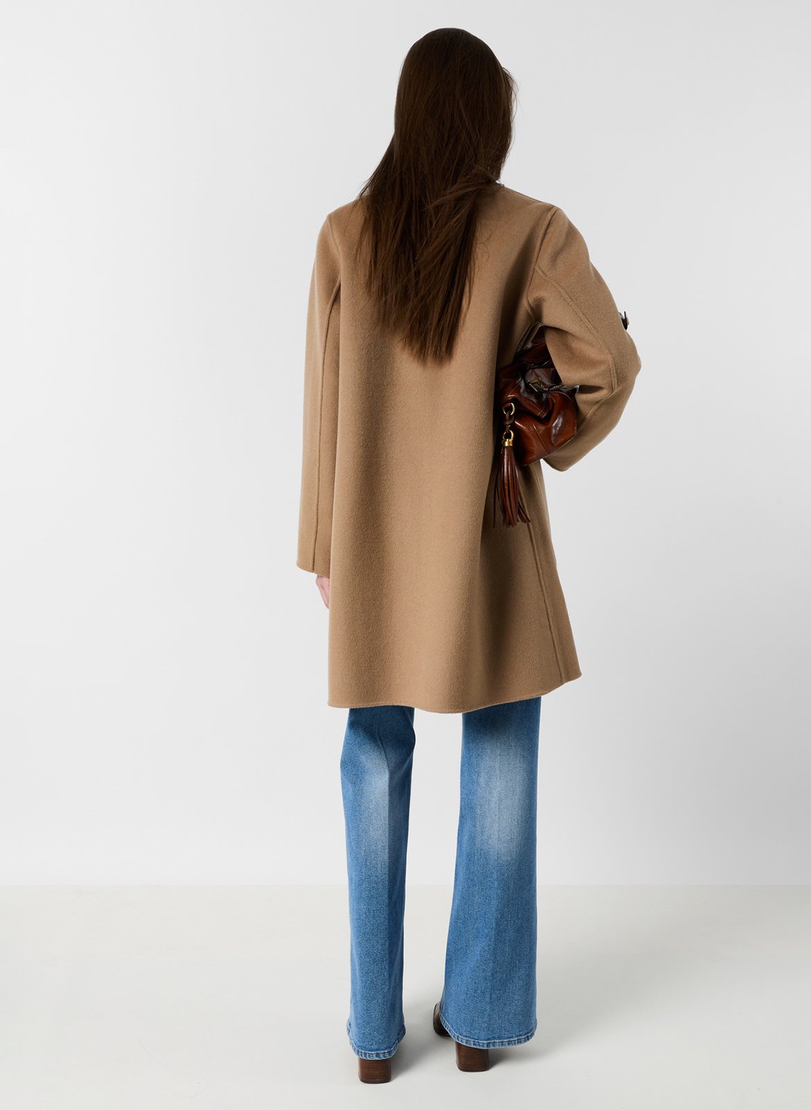 Wendbarer Wollmantel mit geradem Schnitt GERARD DAREL Rosa