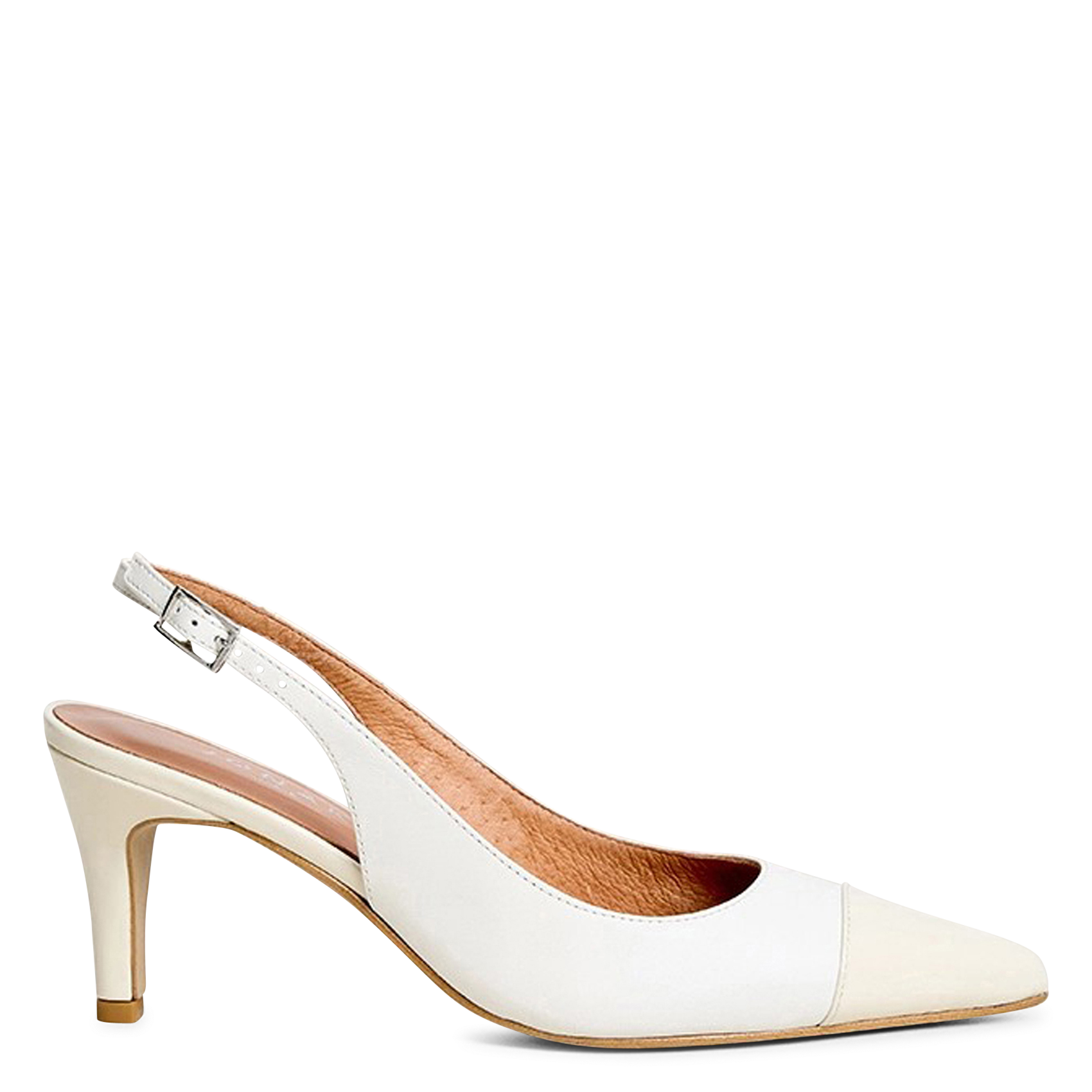 Leather high heels JONAK White