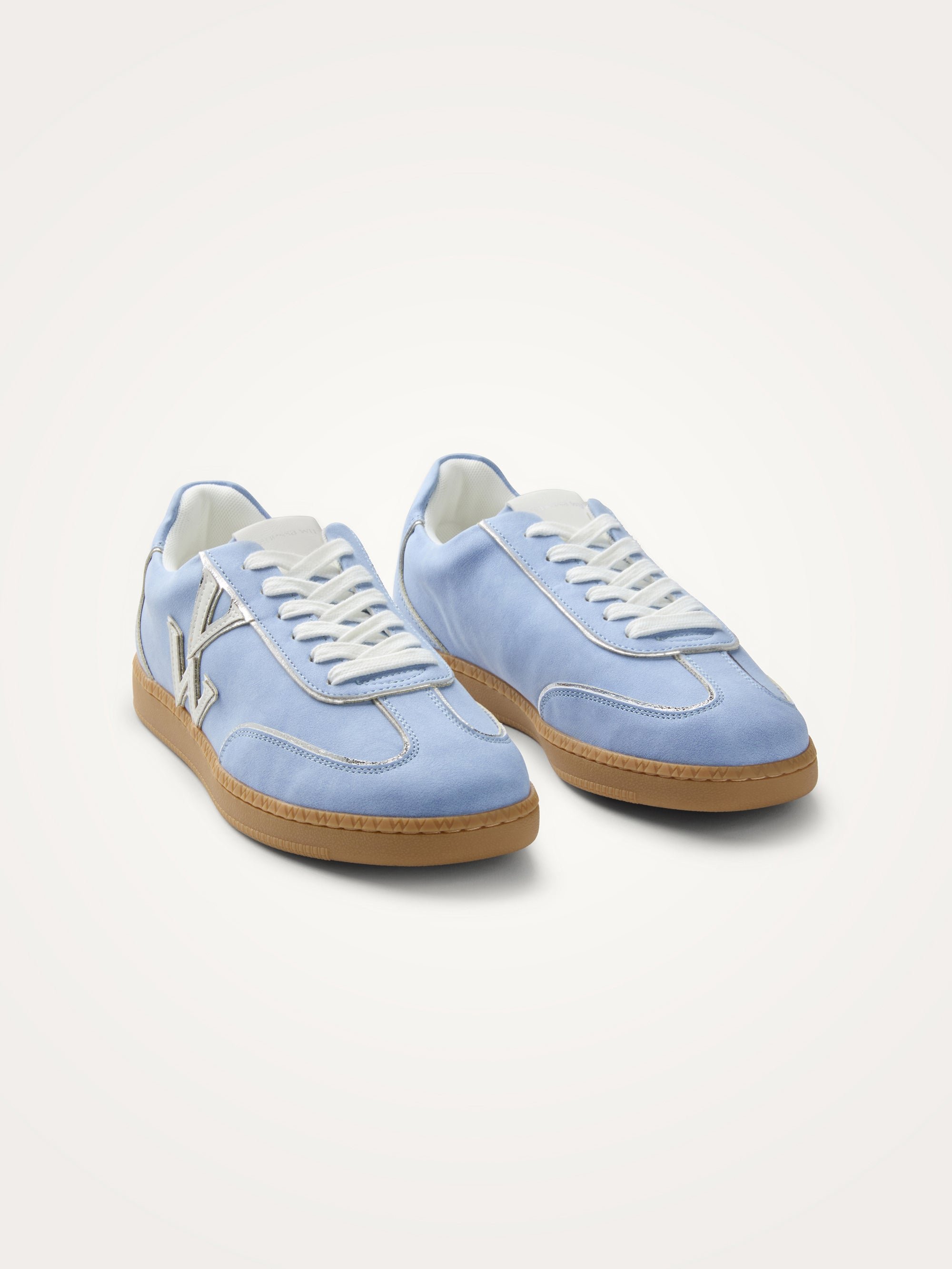Sneakers with monogram on retro sole VANESSA WU Blue