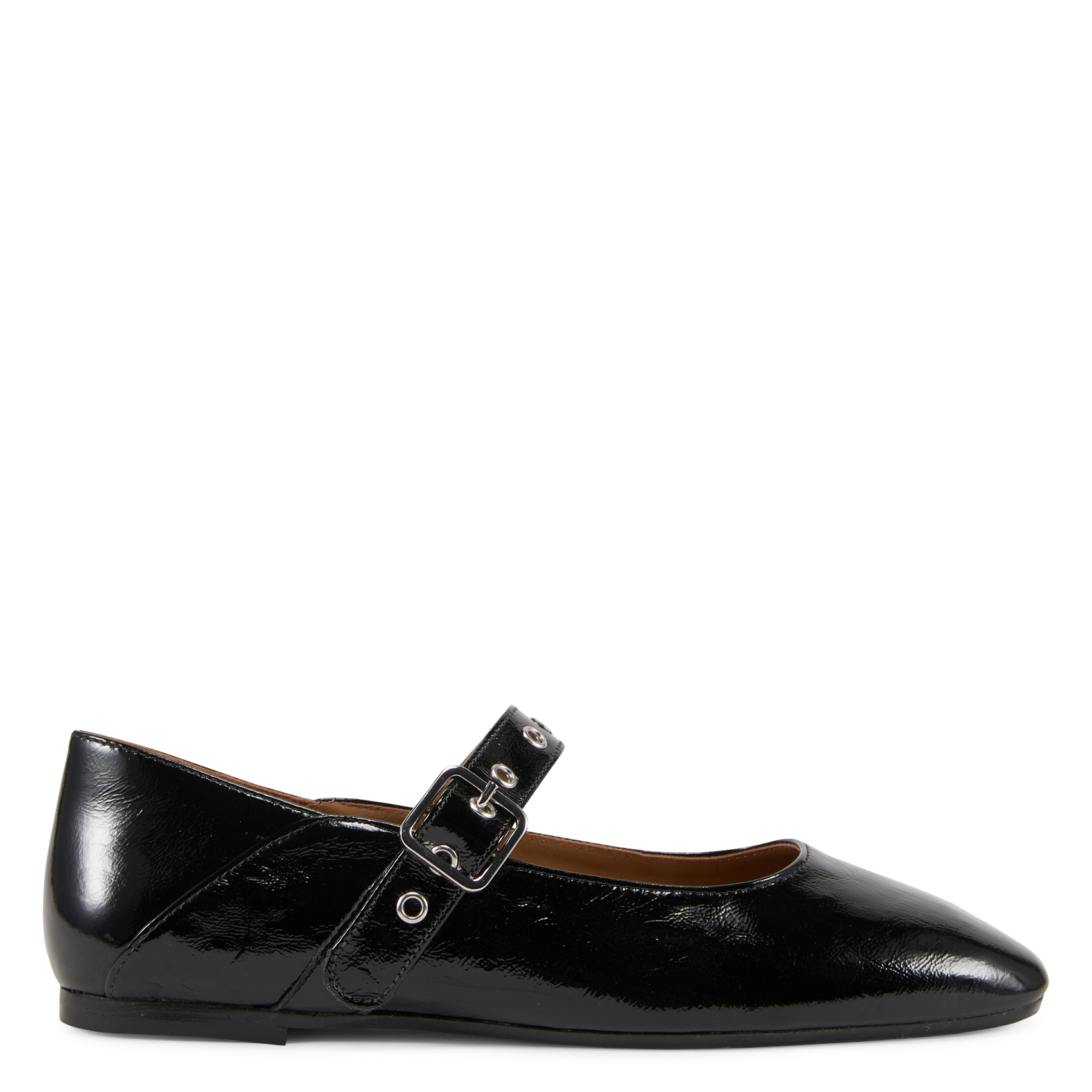 Ballerines en cuir vernis SAISON 1865 Noir