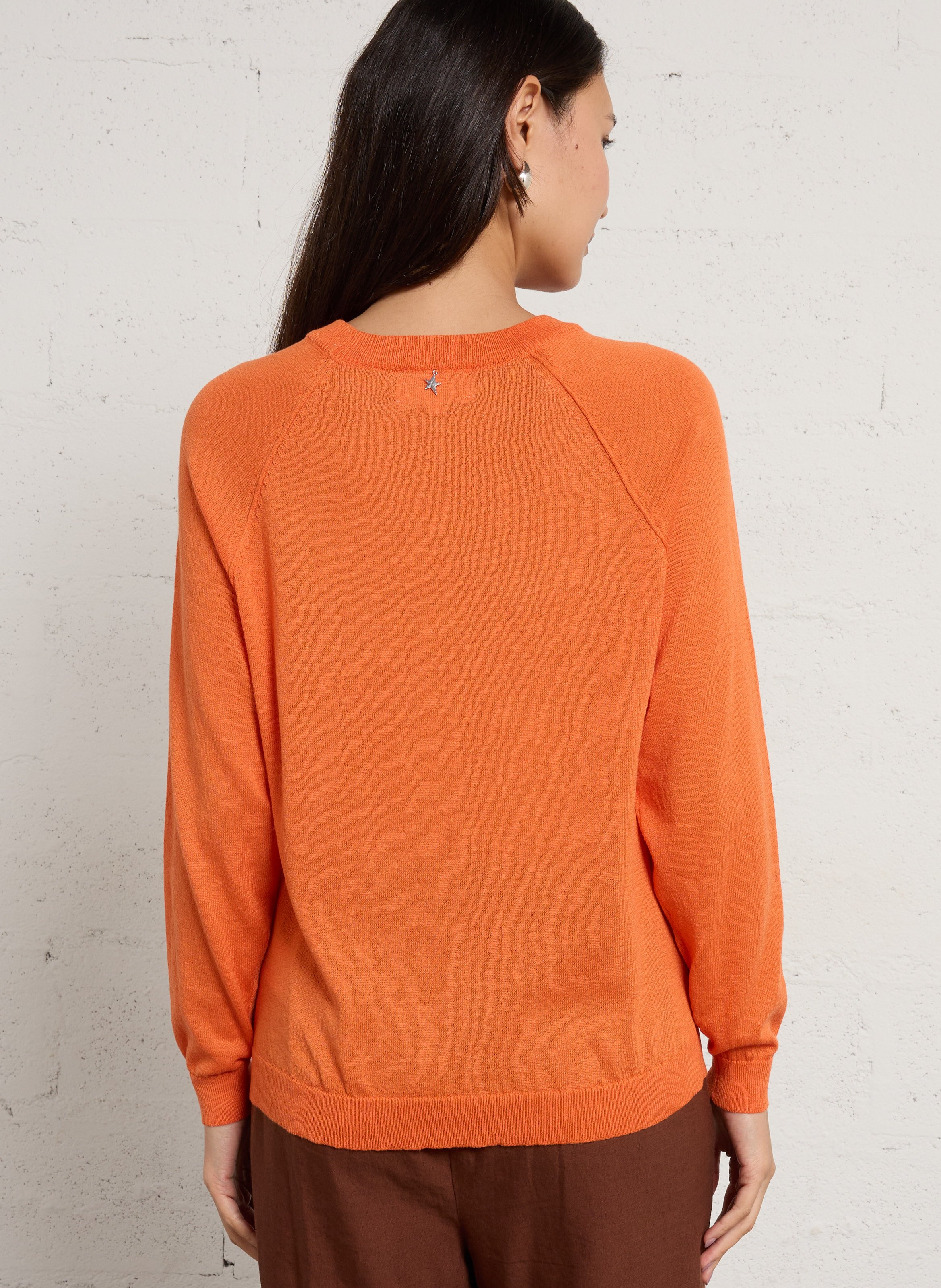 High-neck sweater SUD EXPRESS Orange