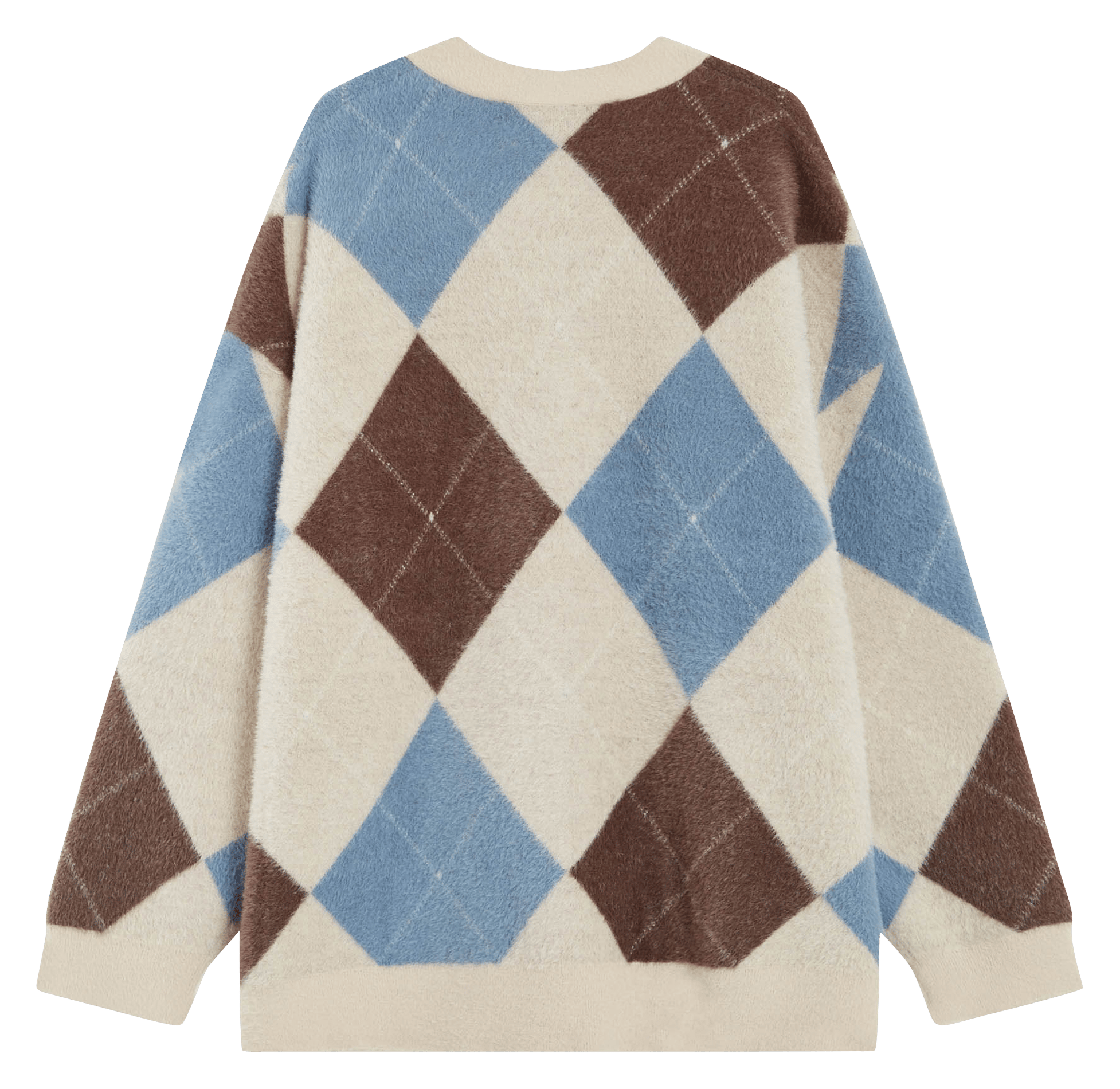 Oversized printed vest GRACE ET MILA Blue