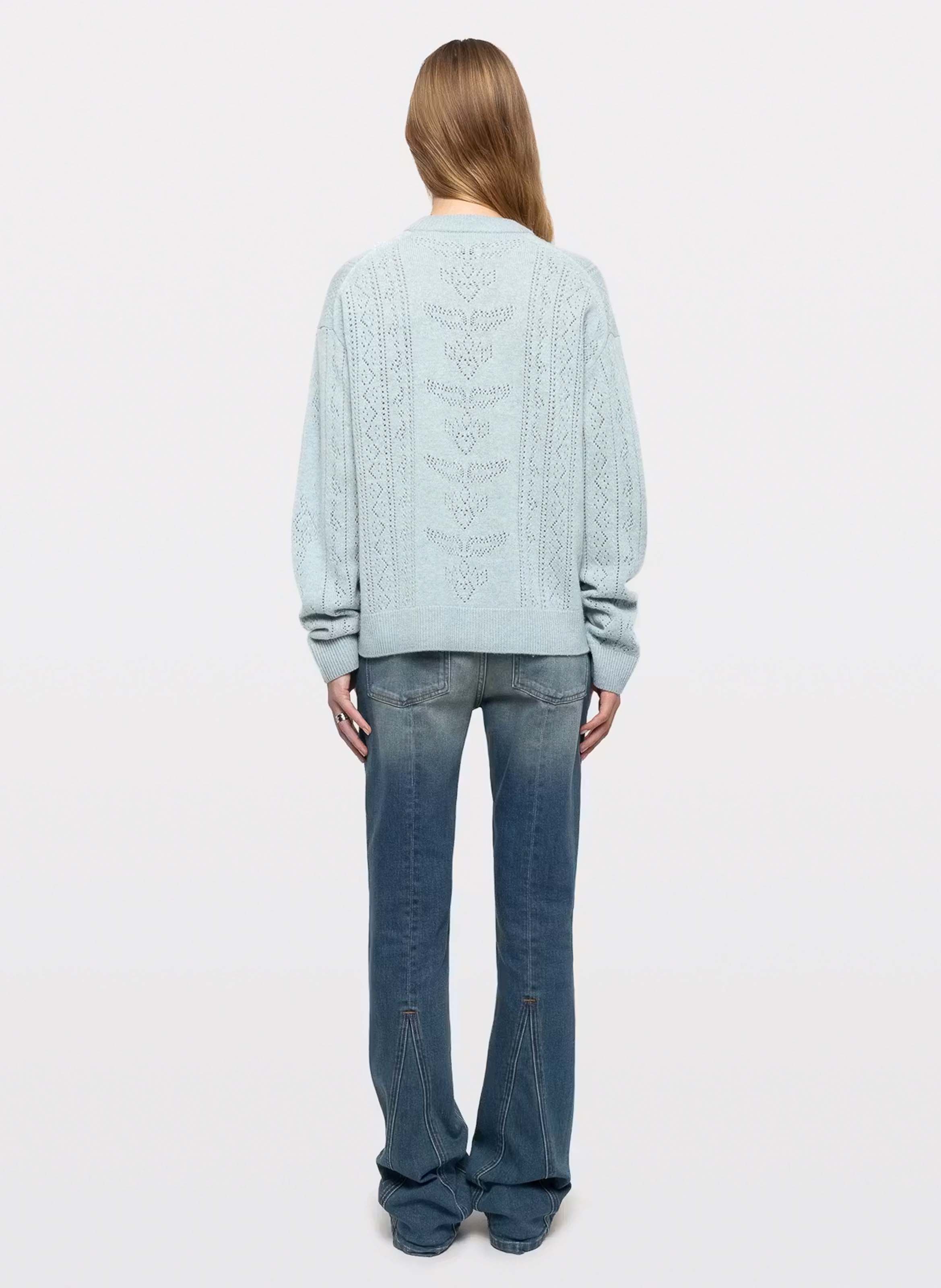 Oversized wool and cashmere sweater | Blue ZADIG&VOLTAIRE Women