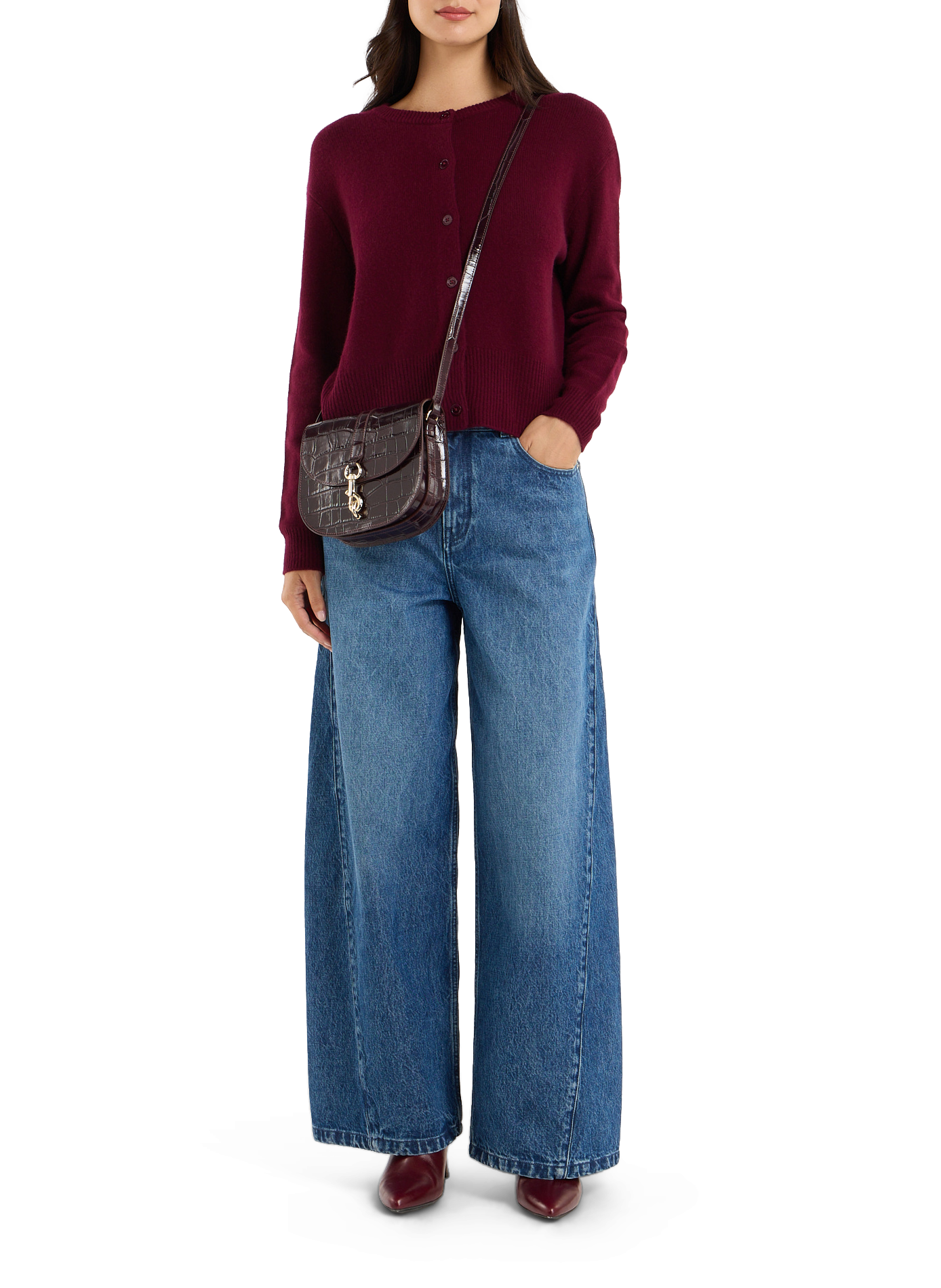 Idys leather shoulder bag SAISON 1865 Red