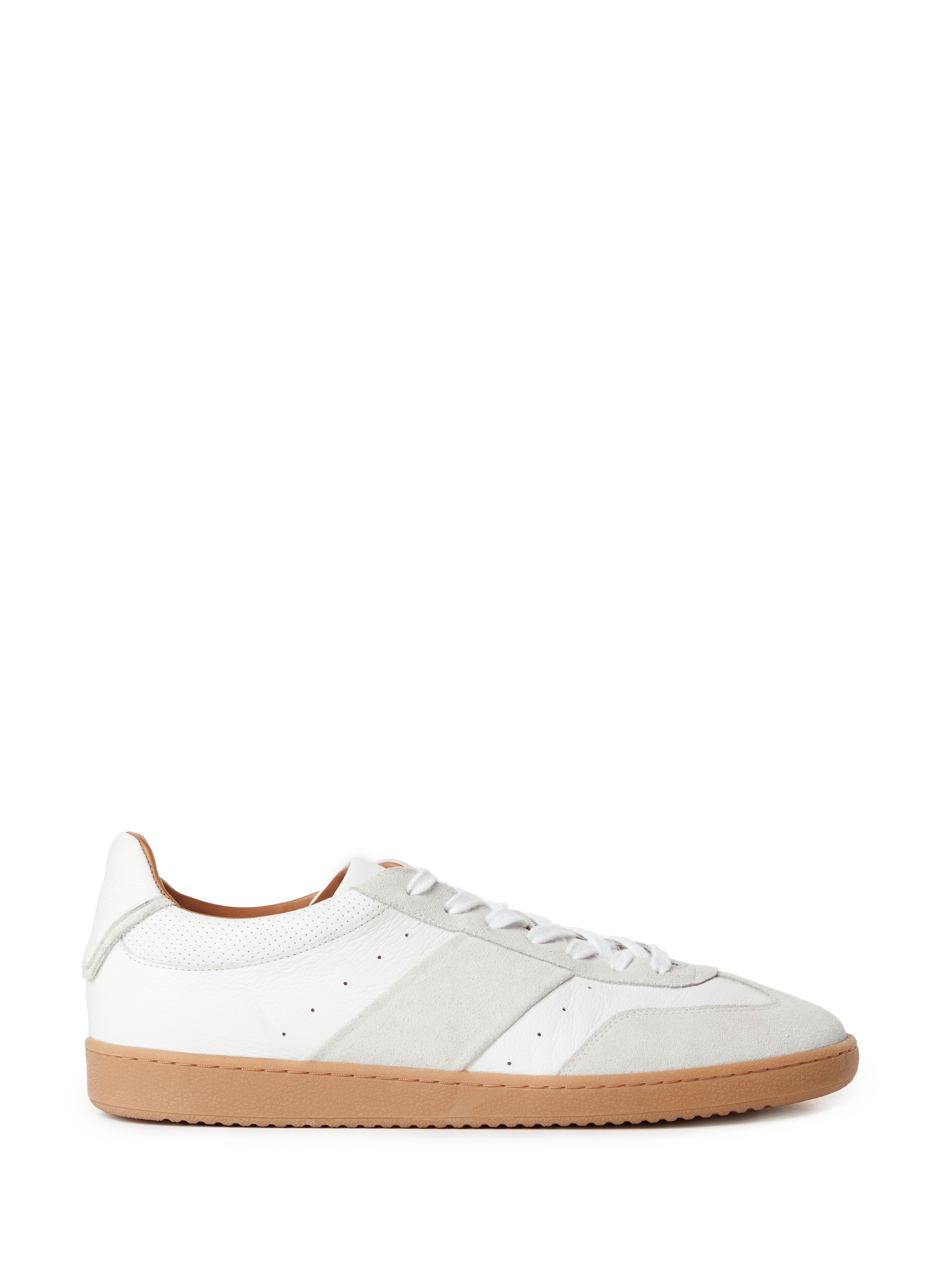 Leather saloon sneakers SAISON 1865 White