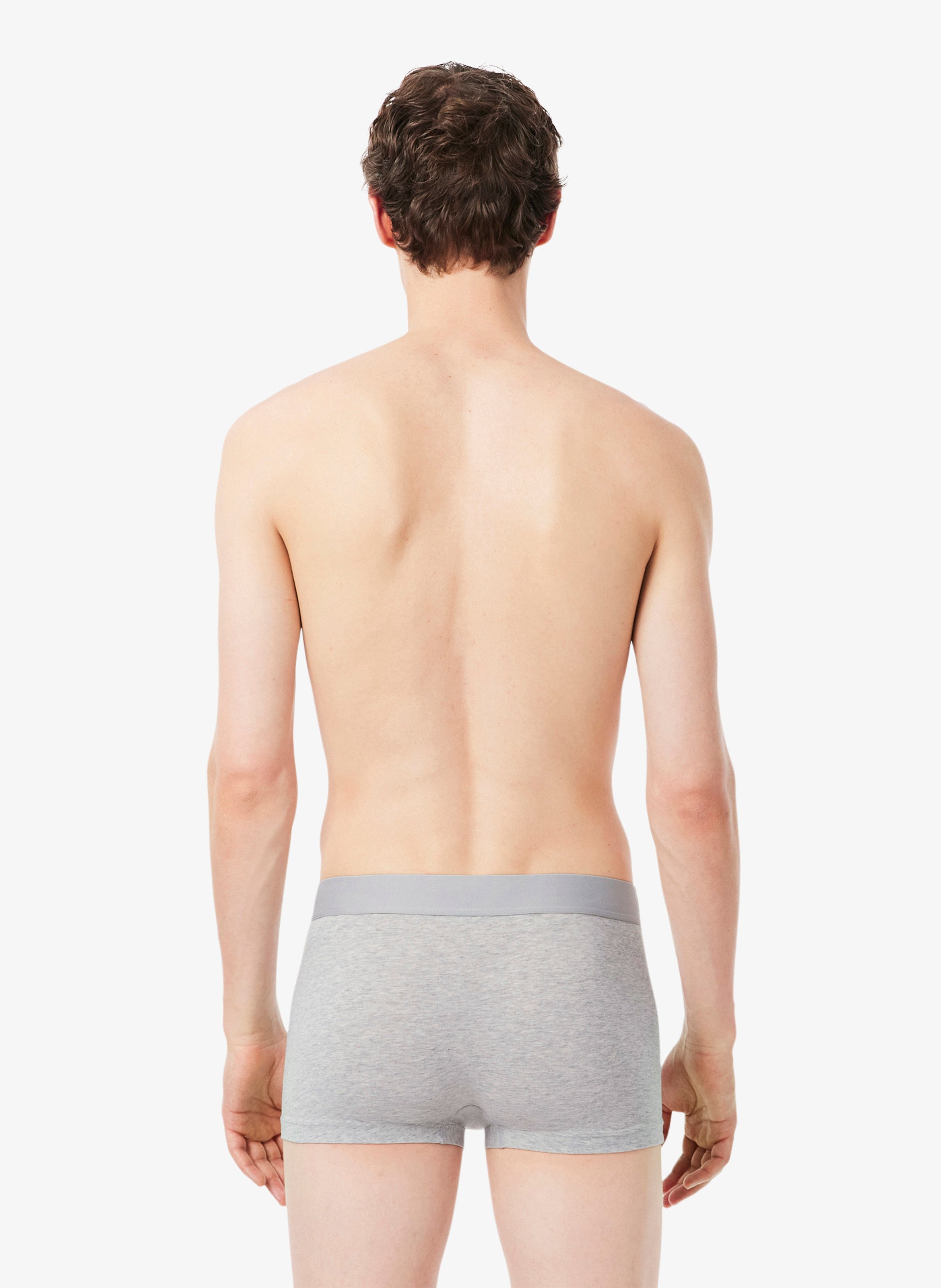 Set of 3 short boxer briefs in blended cotton LACOSTE Multicolored