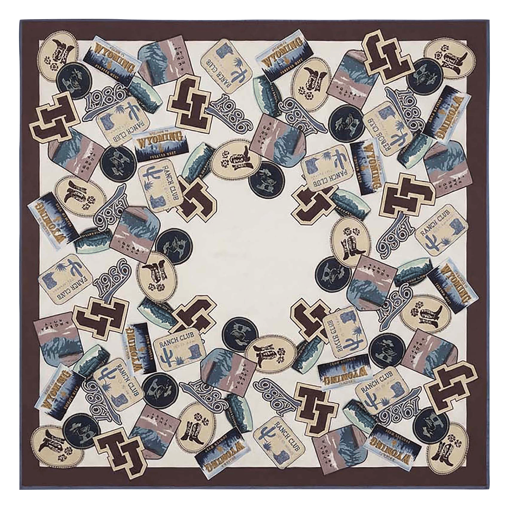 Foulard in seta TARA JARMON Beige