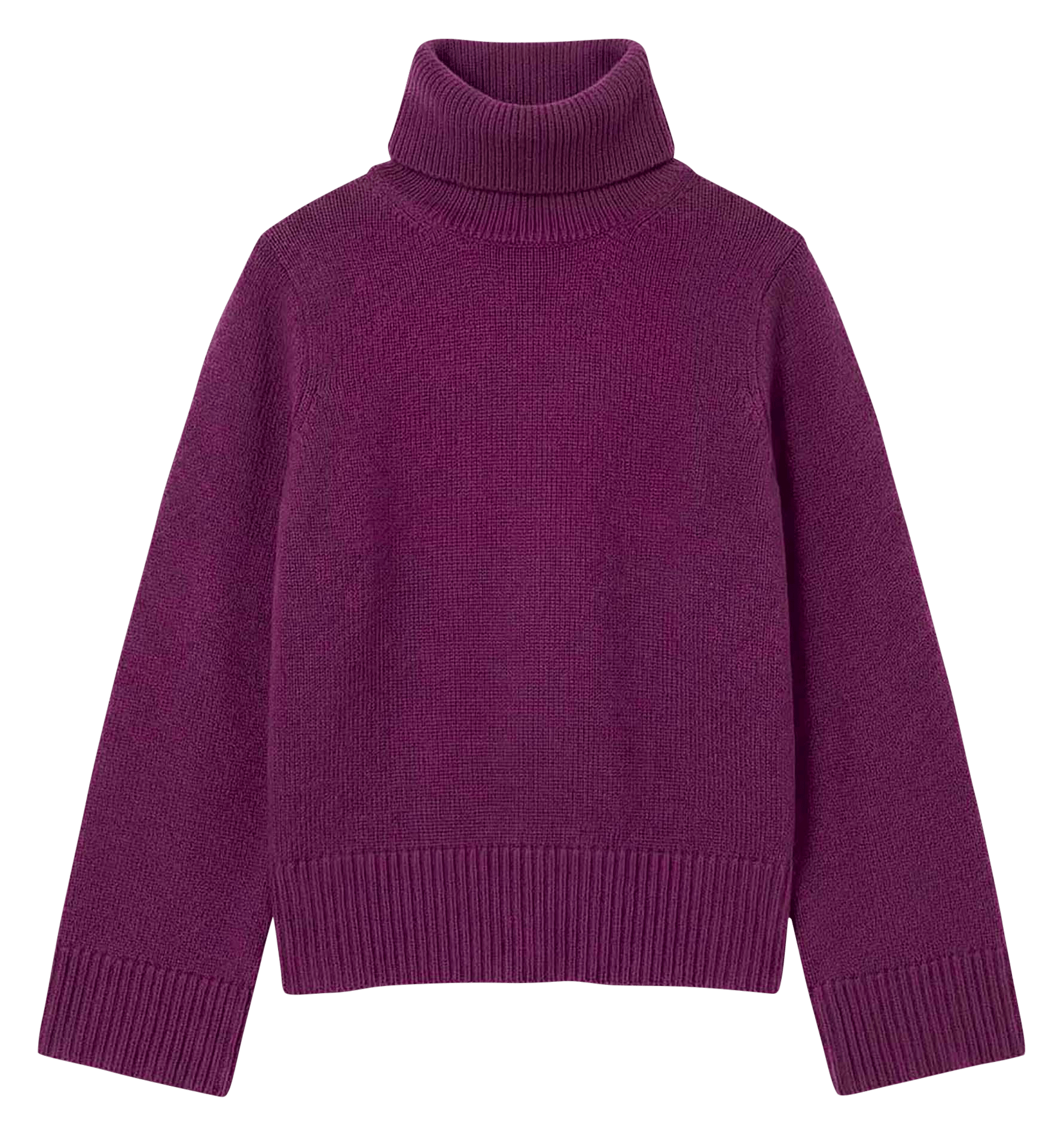 Oversize Rollkragenpullover TARA JARMON Violett