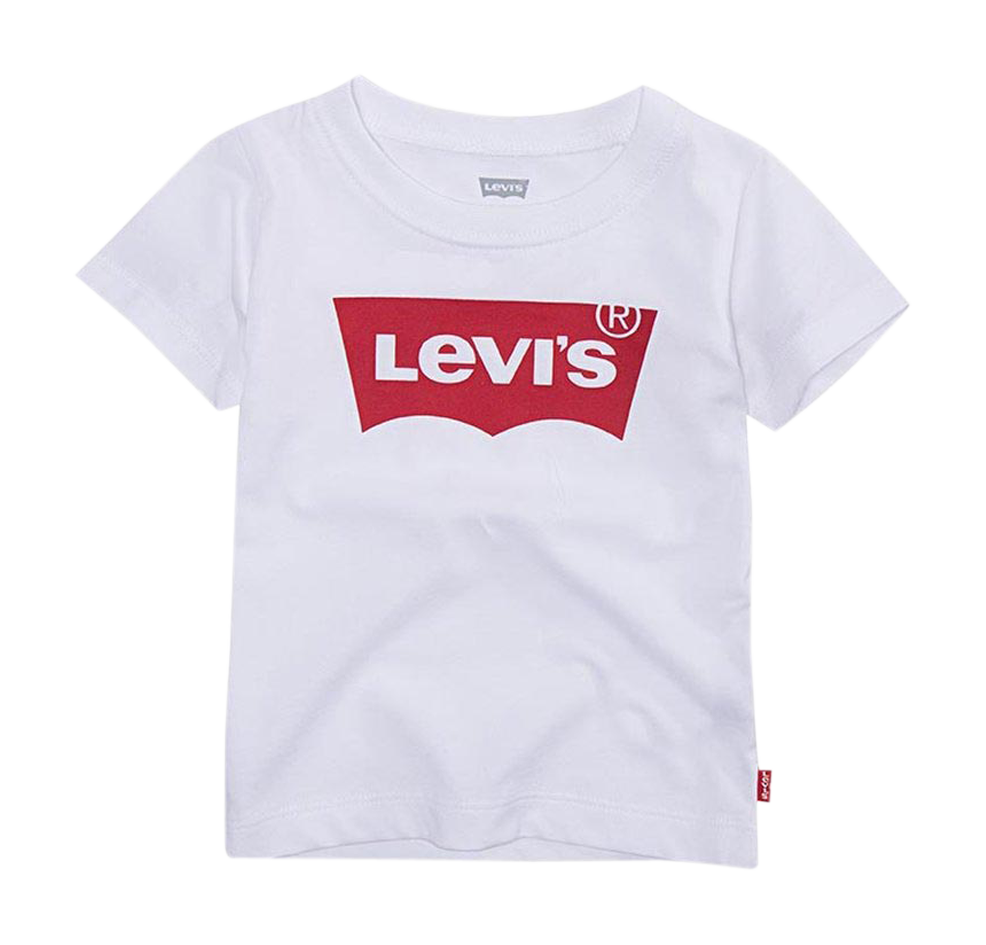 Tee-shirt col rond en coton LEVI'S KIDS Bleu