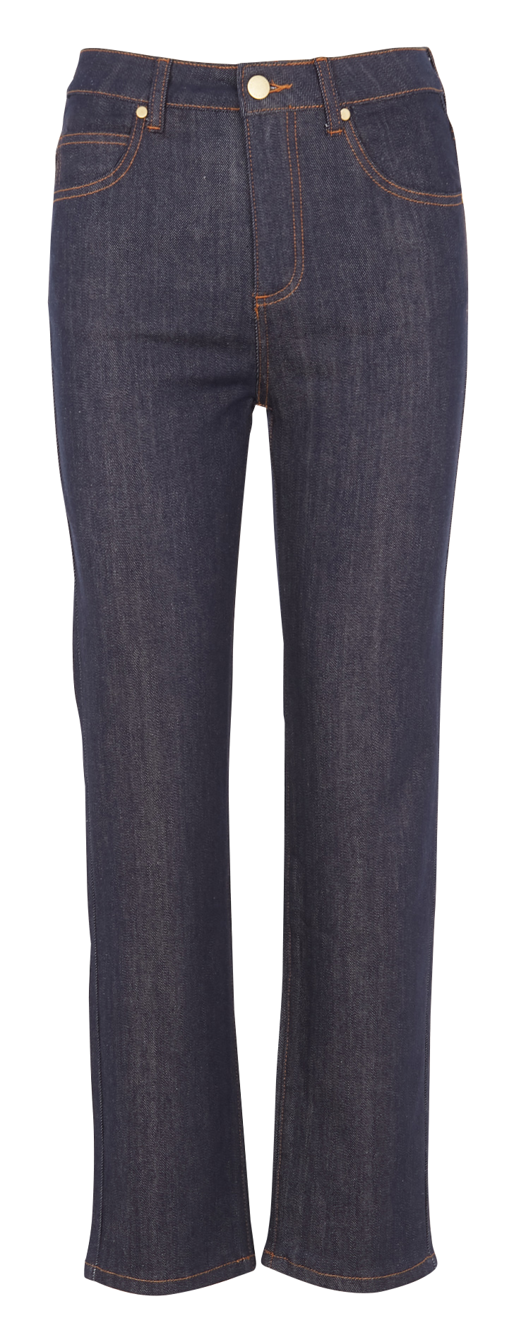 Straight Cut High Waist Jeans aus Baumwoll-Mix LA PETITE ETOILE Blau