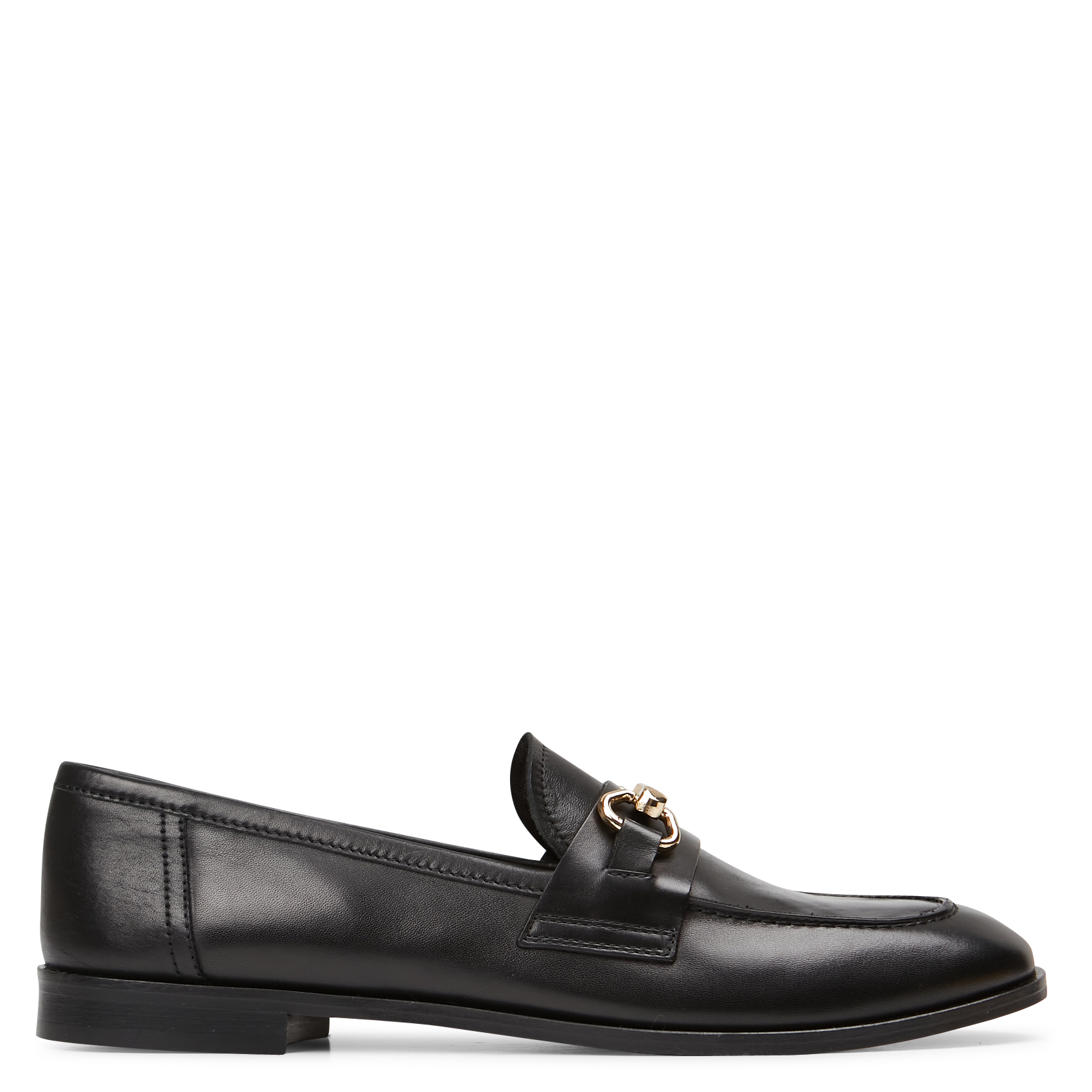 Leather moccasins JONAK Black
