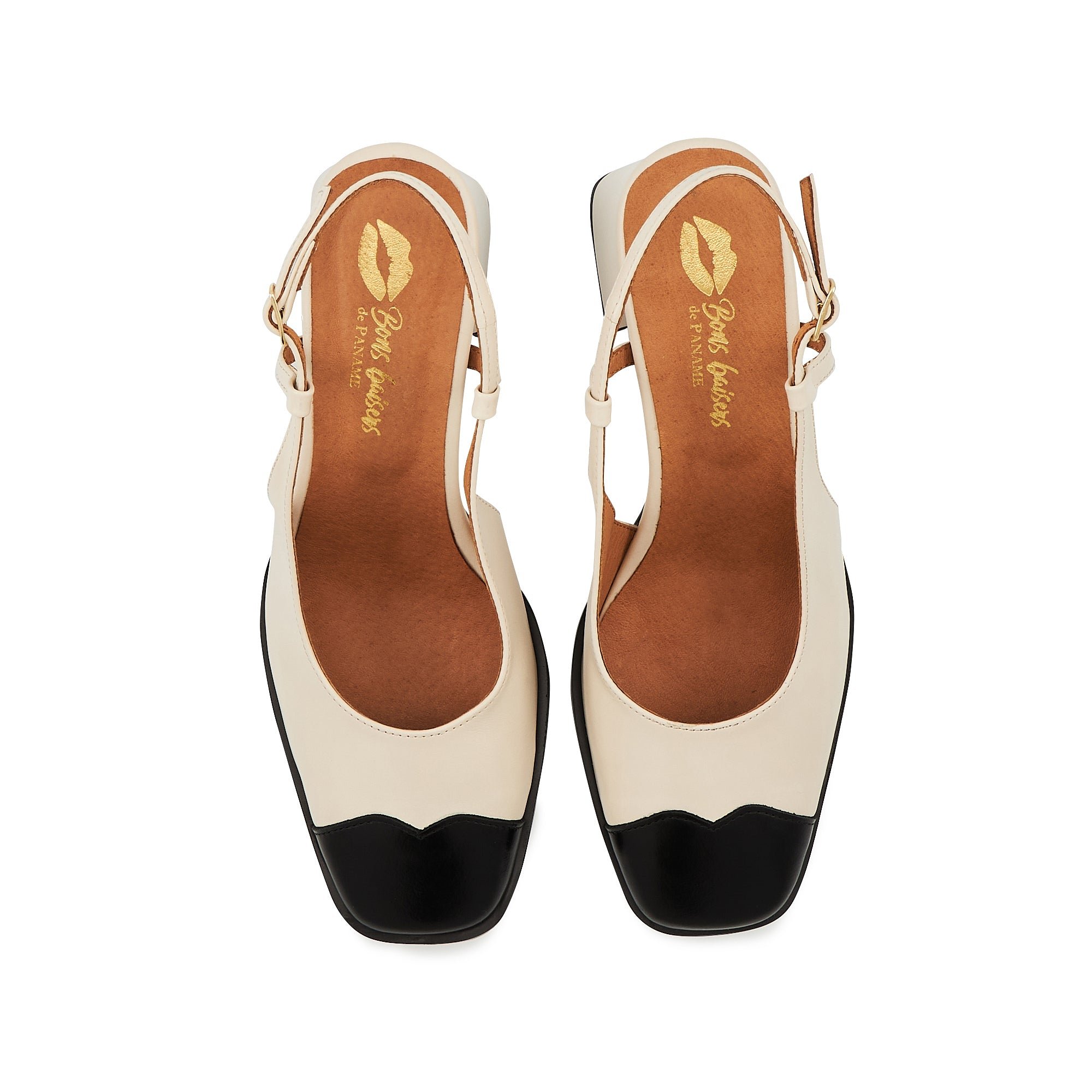 Leather pumps BONS BAISERS PARIS Beige