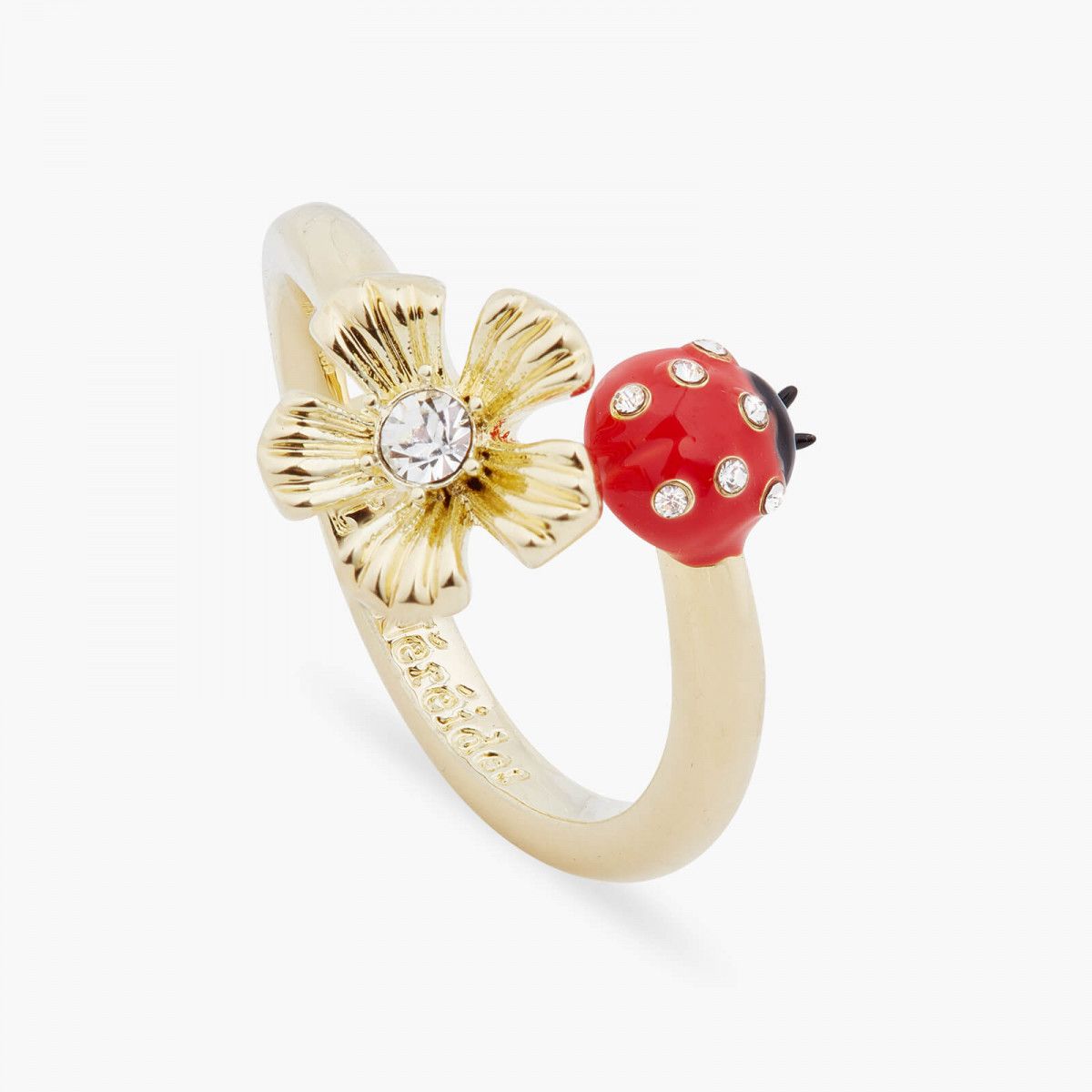 Bague Ajustable Toi Et Moi Coccinelle Et An mone Des Bois