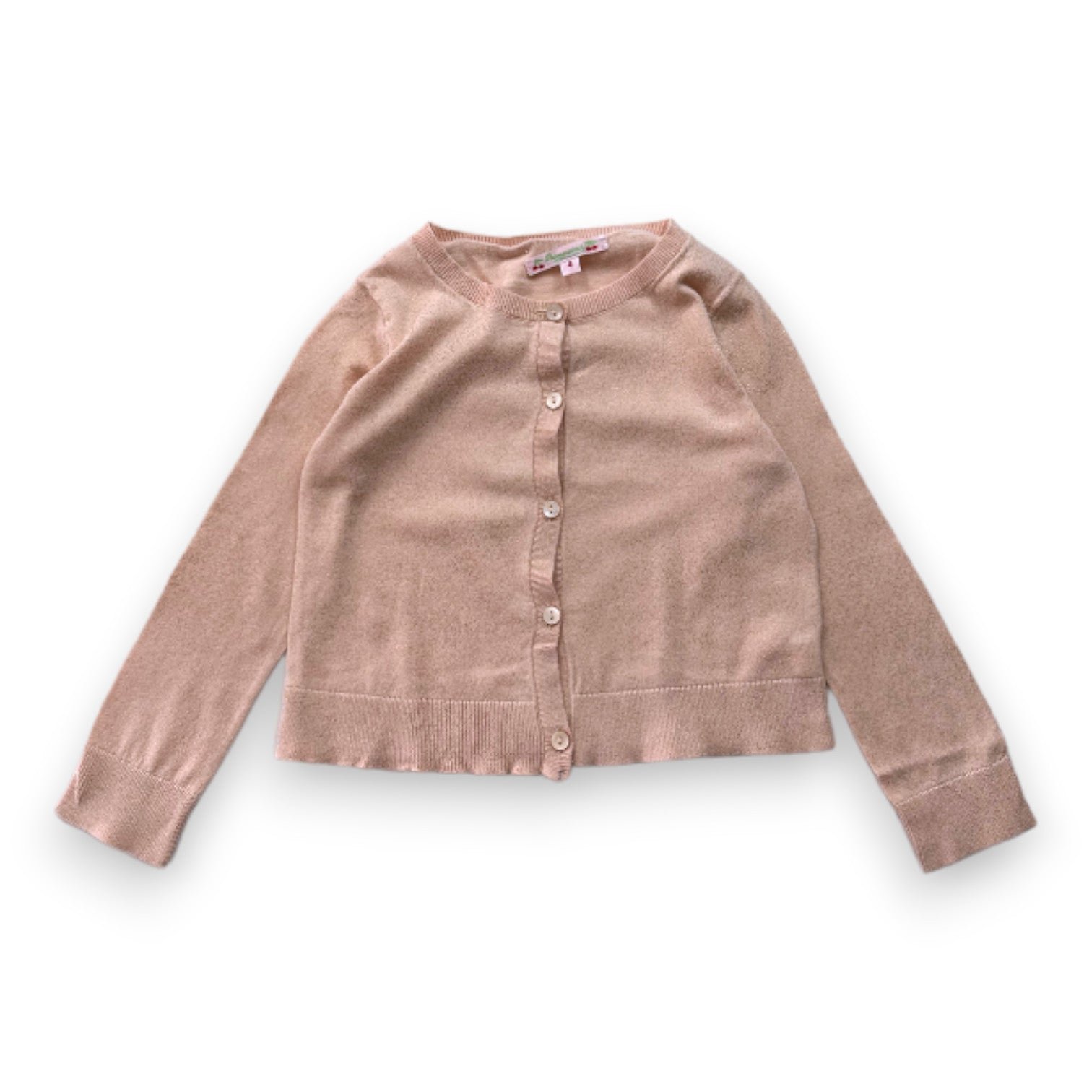 Pink Kids Cardigan - 4 years BONPOINT - Seconde Main Pink