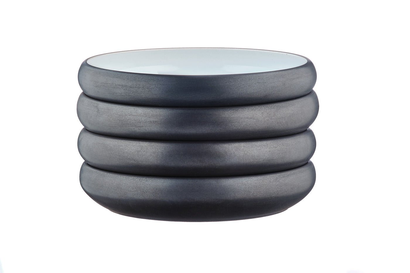 Deep plate gourmet ø21.5cm - 4 pieces - onyx BJORN Black