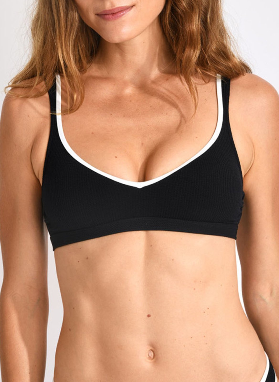 Bralette bikini top LIVIA Black
