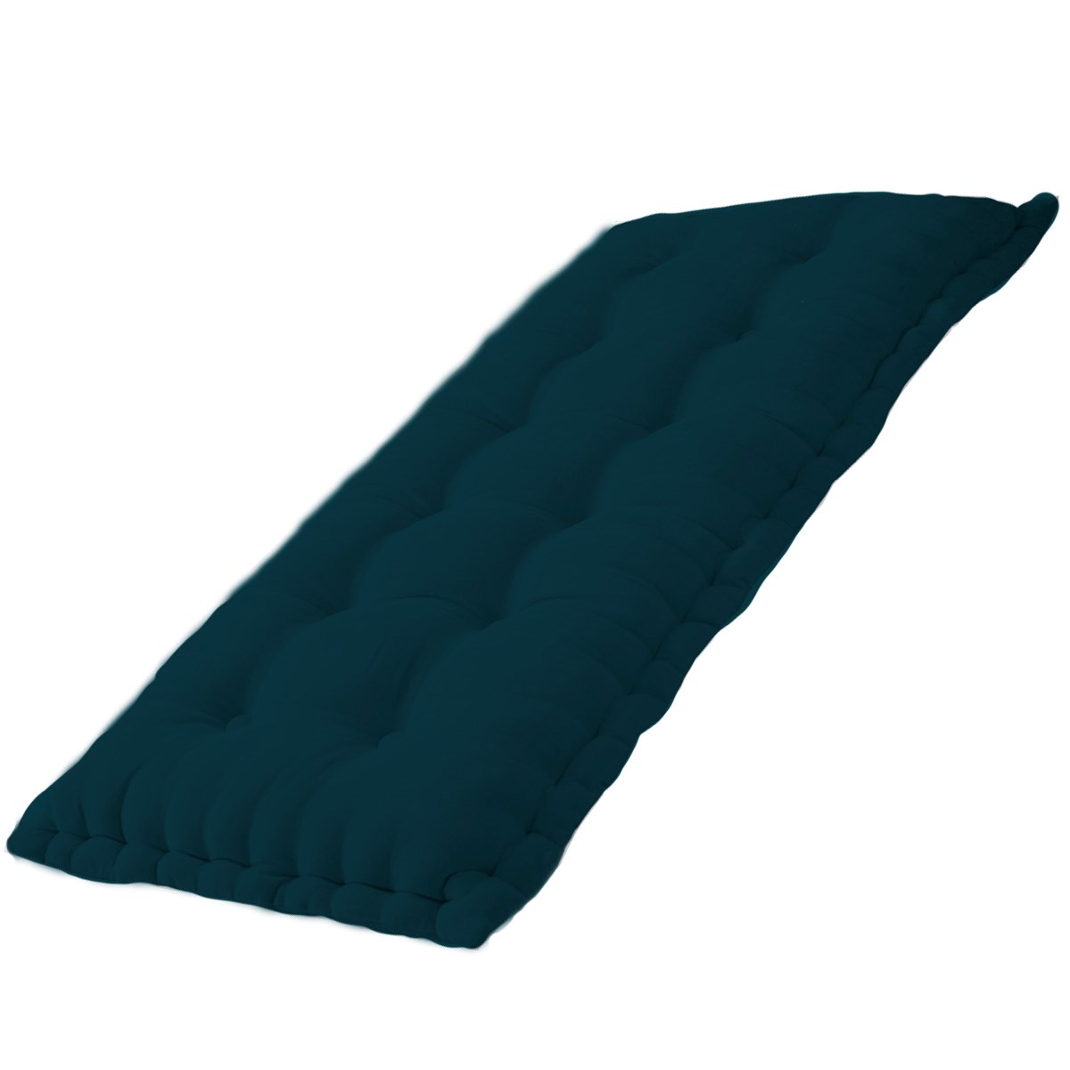 Solid color cotton floor cushion TODAY LINGE DE MAISON Blue