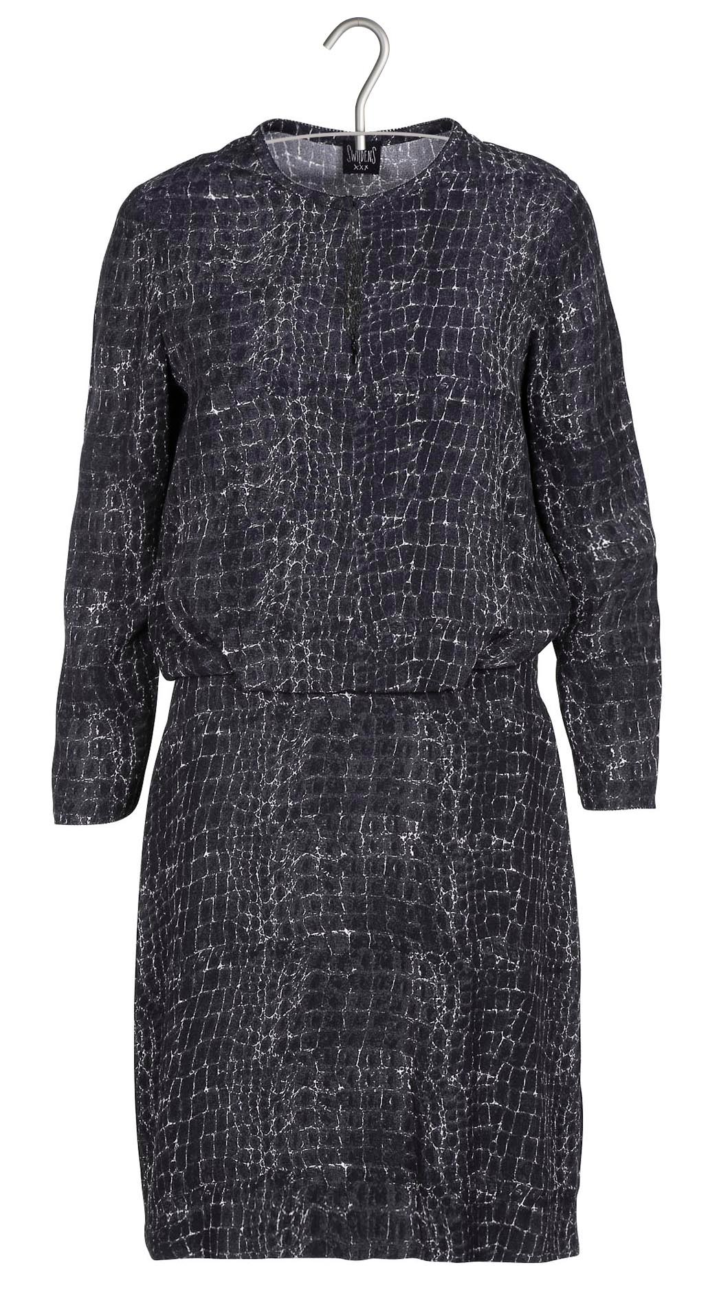 Numéro crepe dress  SWILDENS Grey