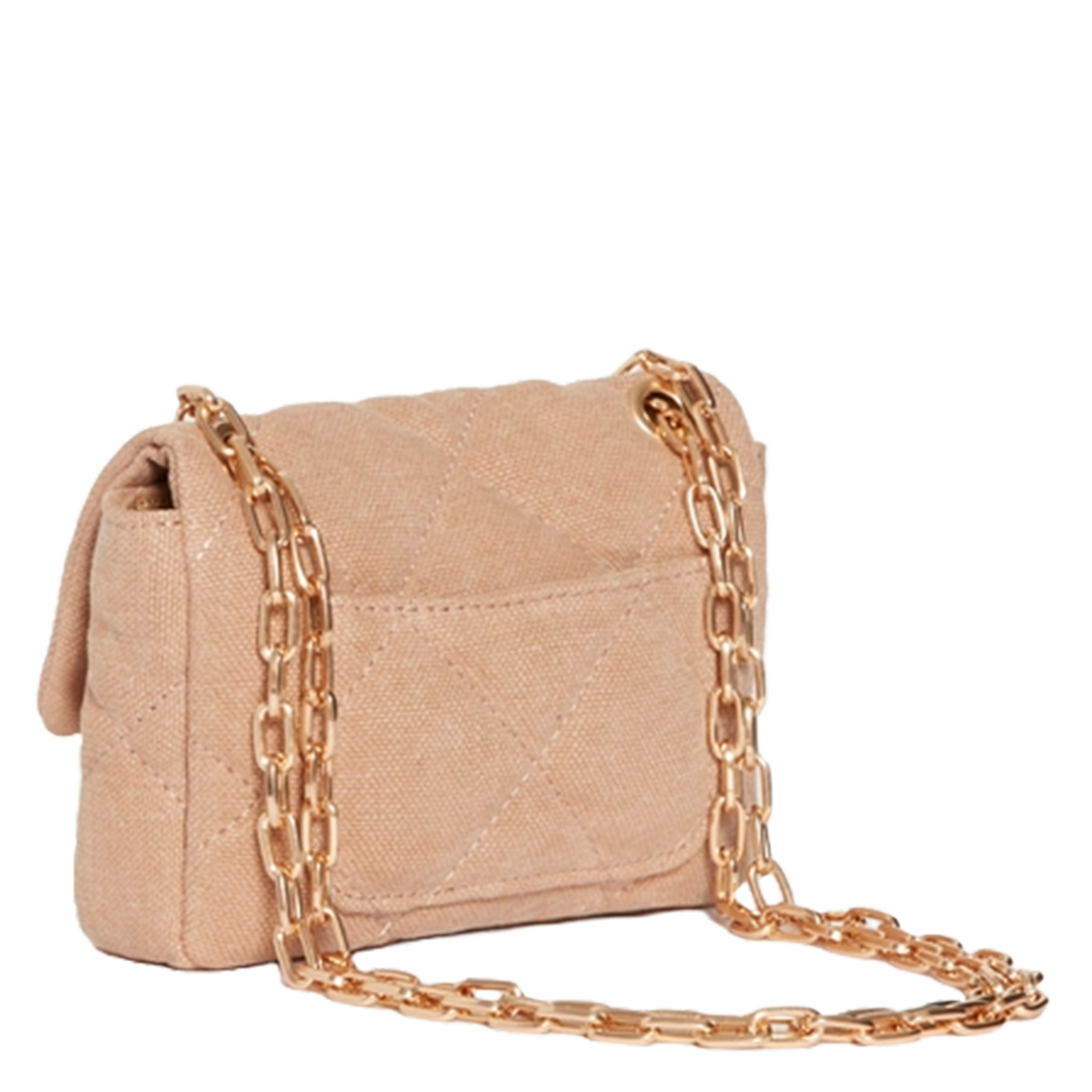 Sac bandoulière en lin VANESSA BRUNO Beige