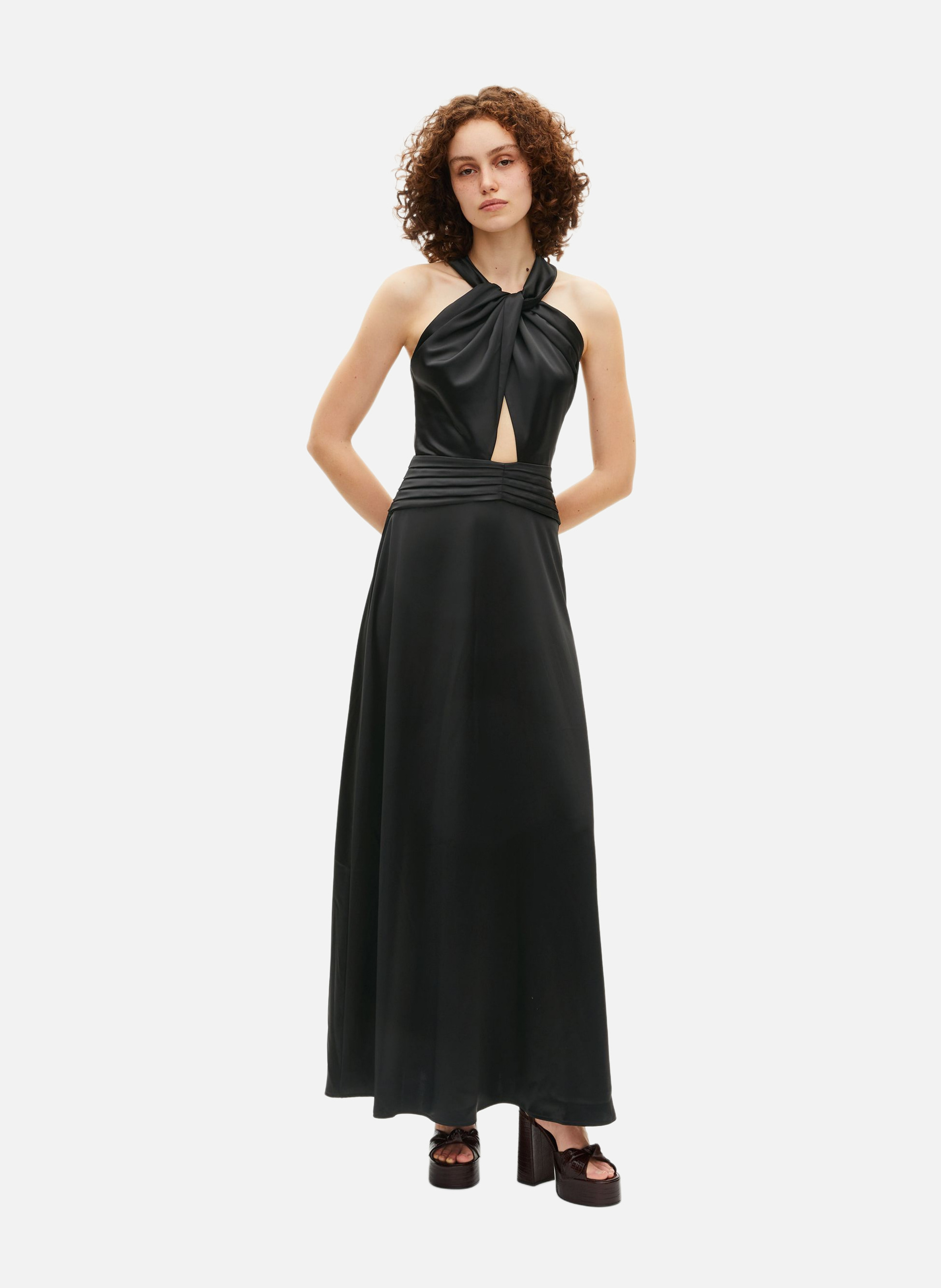 Long sleeveless dress THE KOOPLES Black