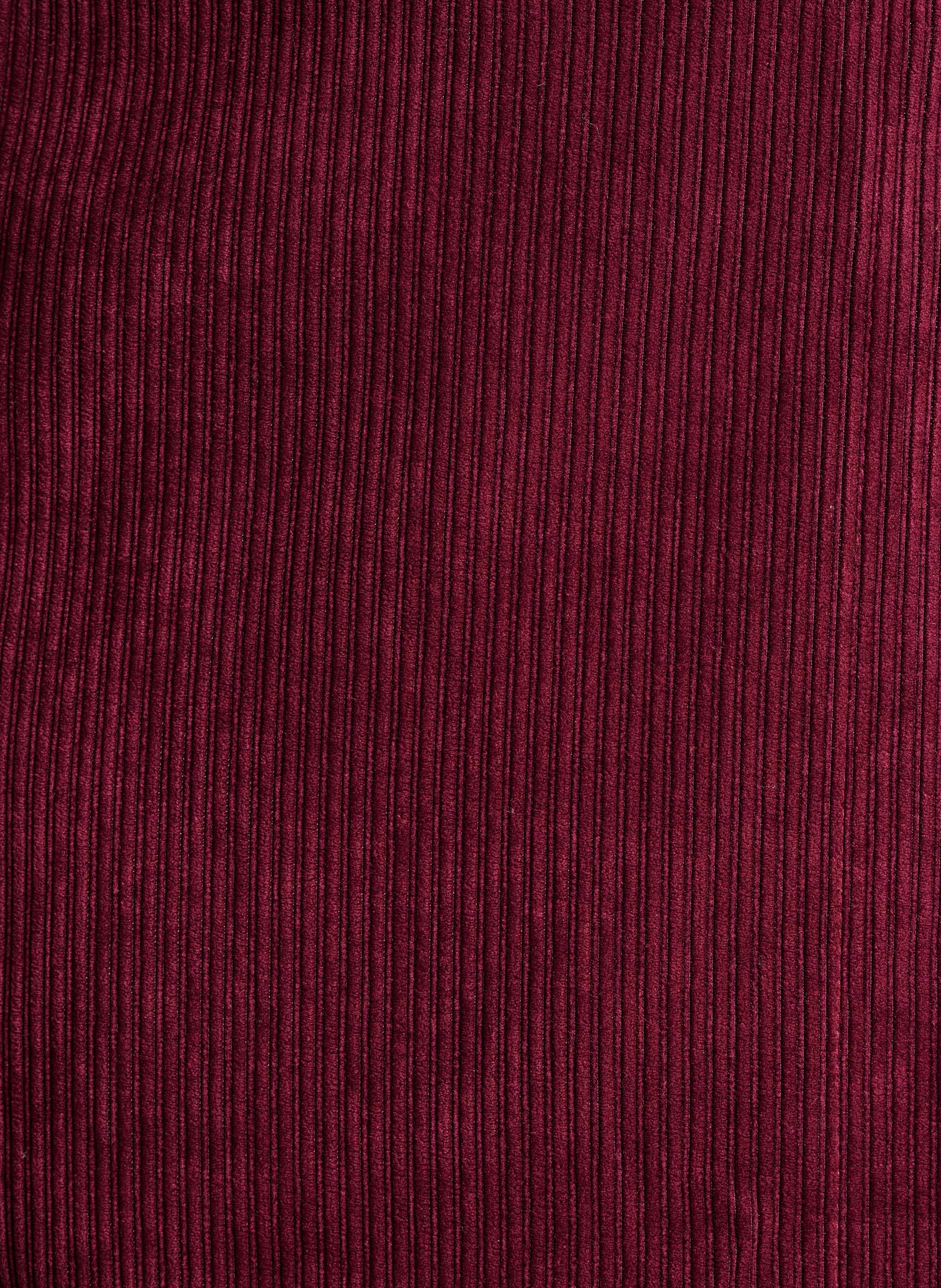 Velvet wrap midi skirt LA FEE MARABOUTEE Brown