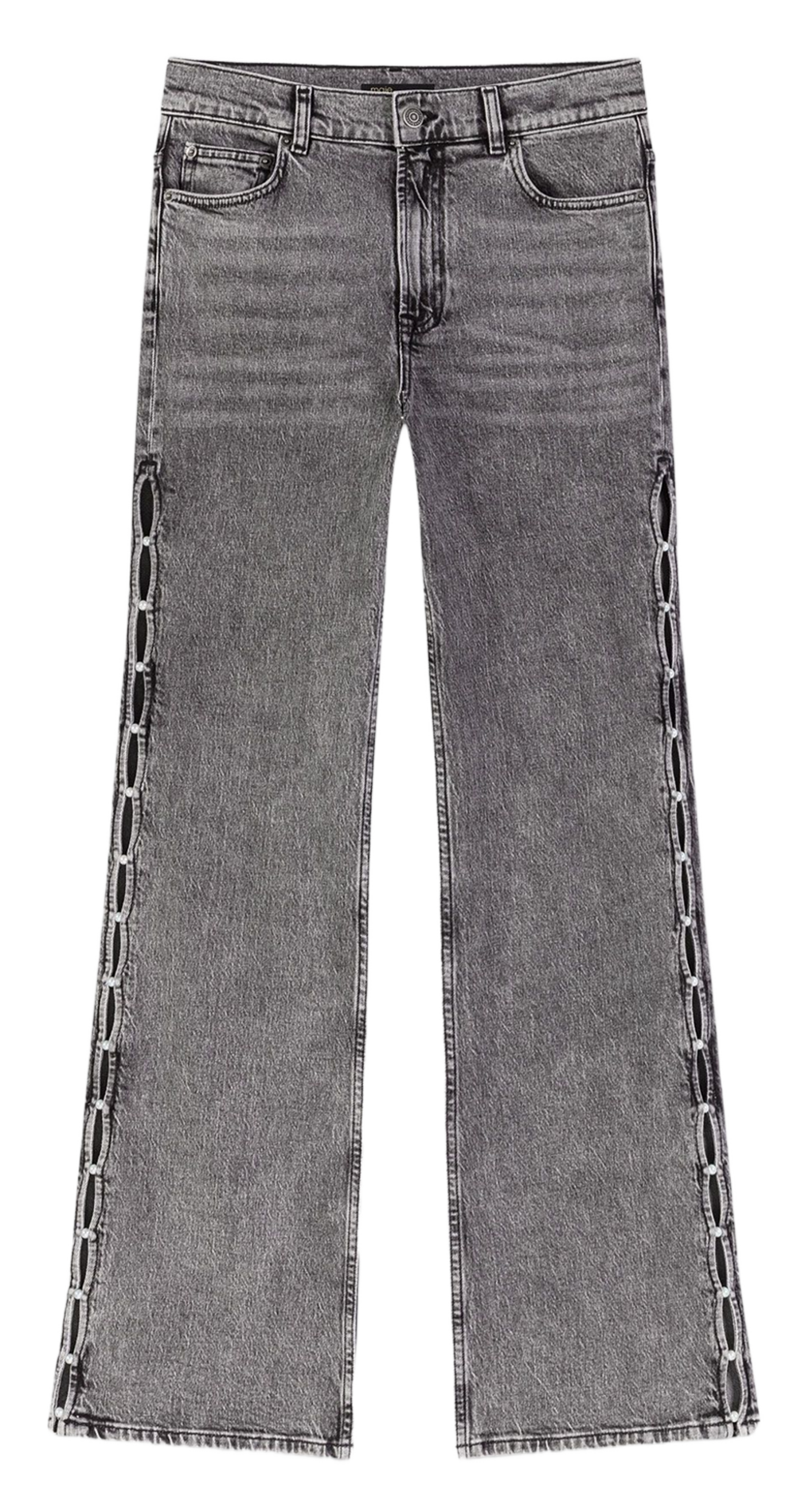 Rechte jeans MAJE Grijs