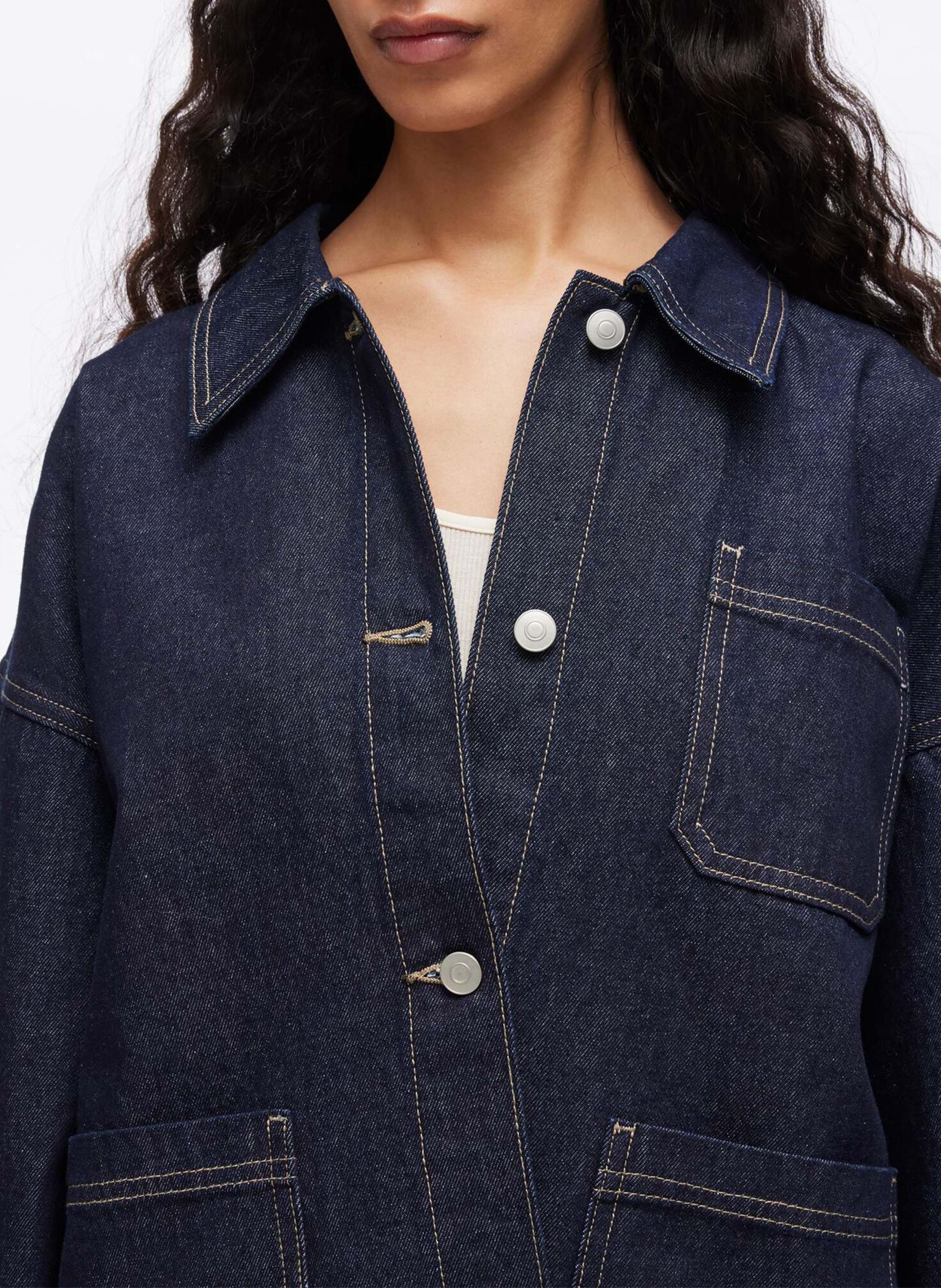 Baumwoll-Blazer ROUGE EDIT Blau