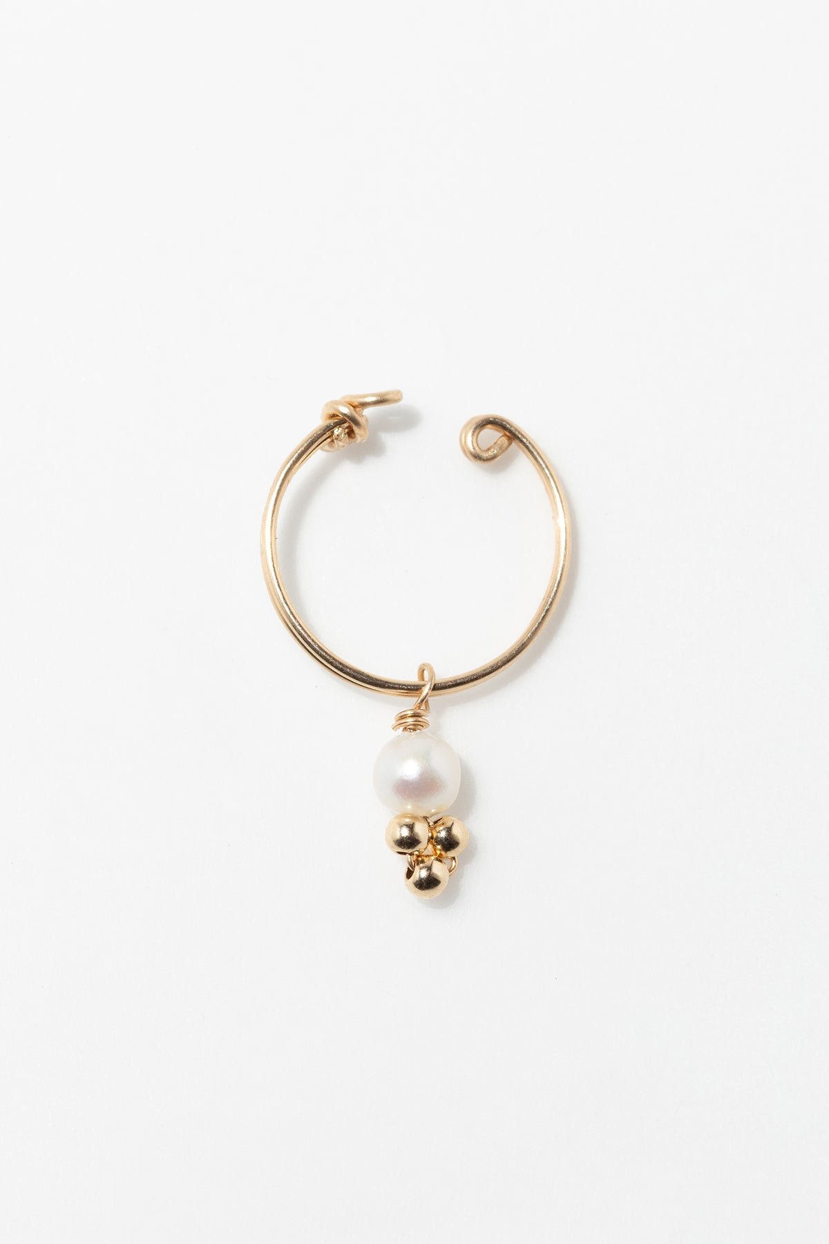 Faux piercing Gaia pearl YAY Golden