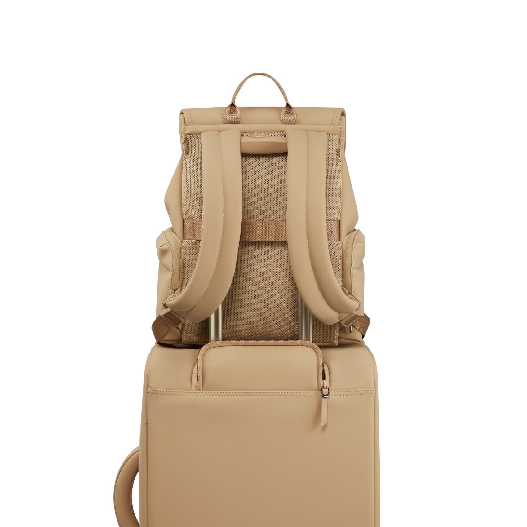 Lost in Berlin small size mini cargo backpack LIPAULT Beige