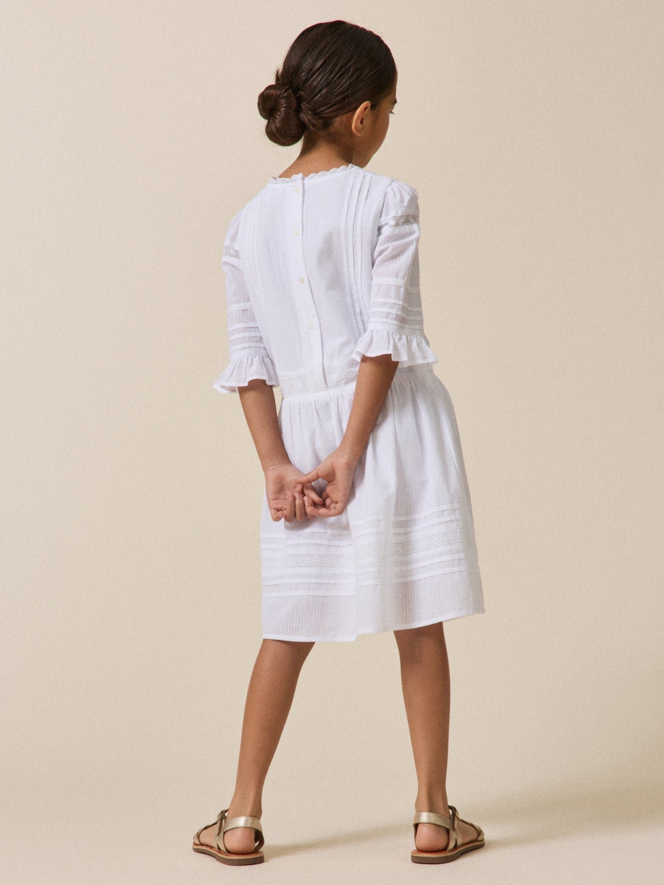 Lisy Dress - Dream Procession CYRILLUS White