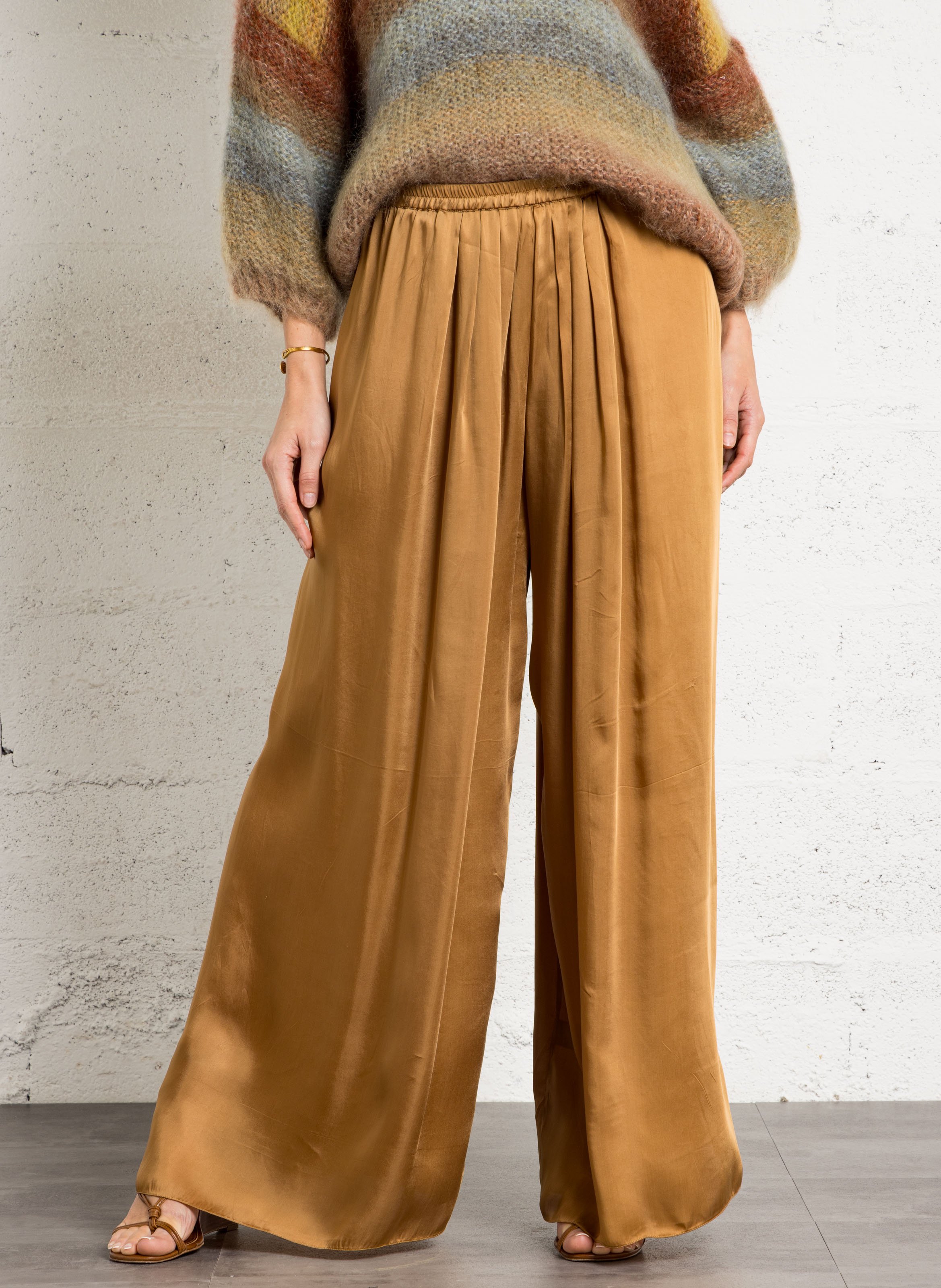 Pantalon large  MES DEMOISELLES Marron