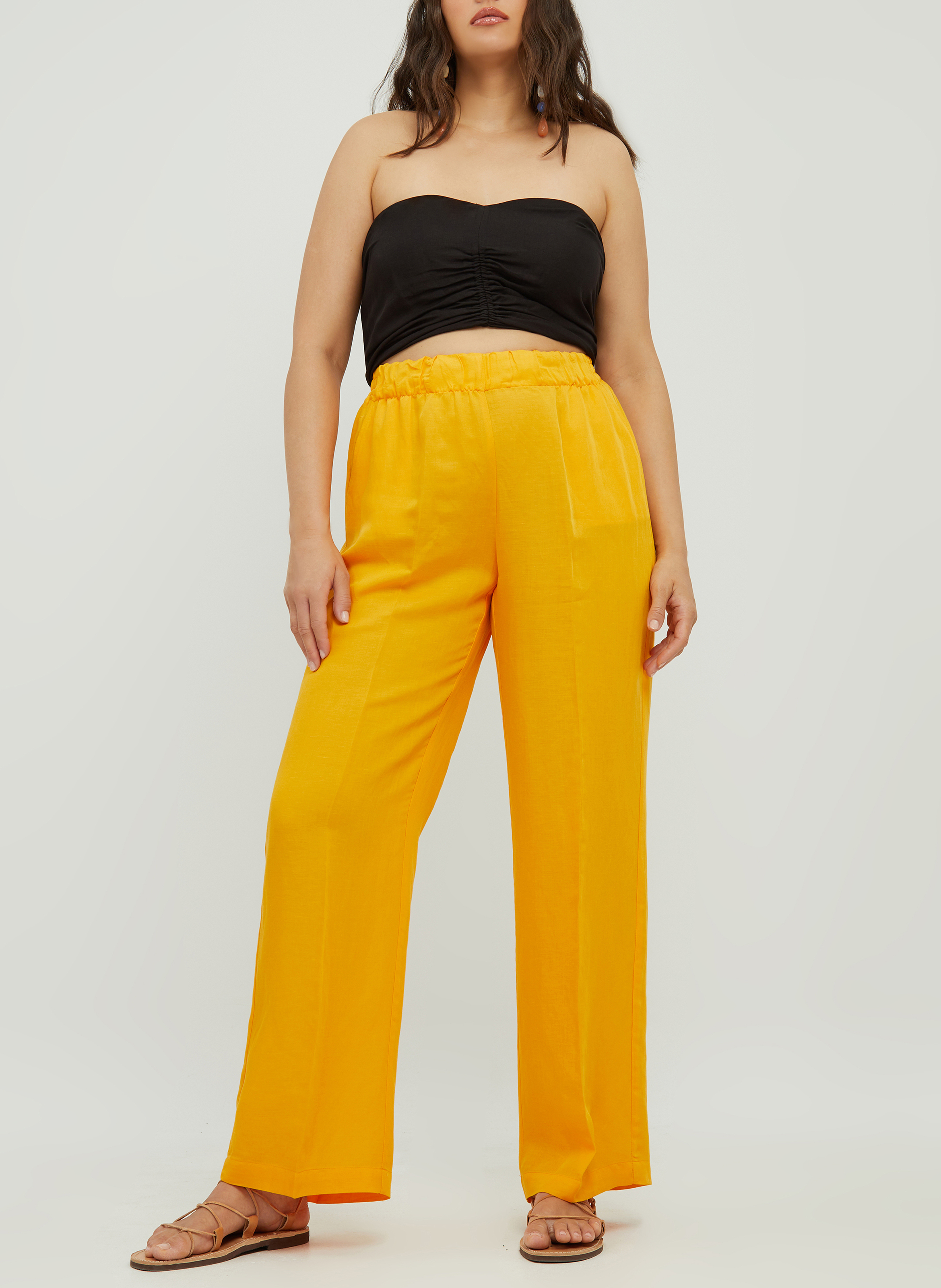 Zigarettenhose MAT FASHION Gelb