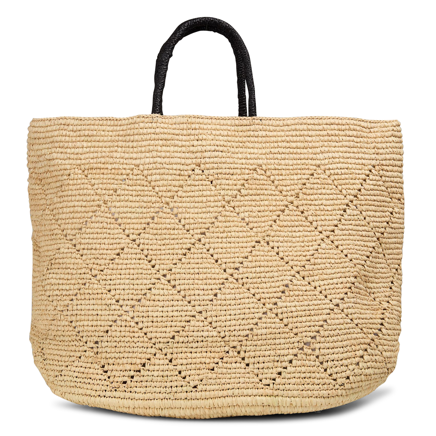 Shopping bag in rafia CAMALYA Beige