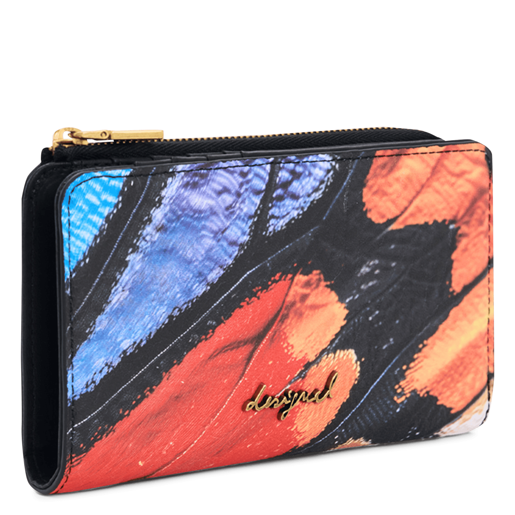 Portefeuille à motif ailes de papillon DESIGUAL Multicolore