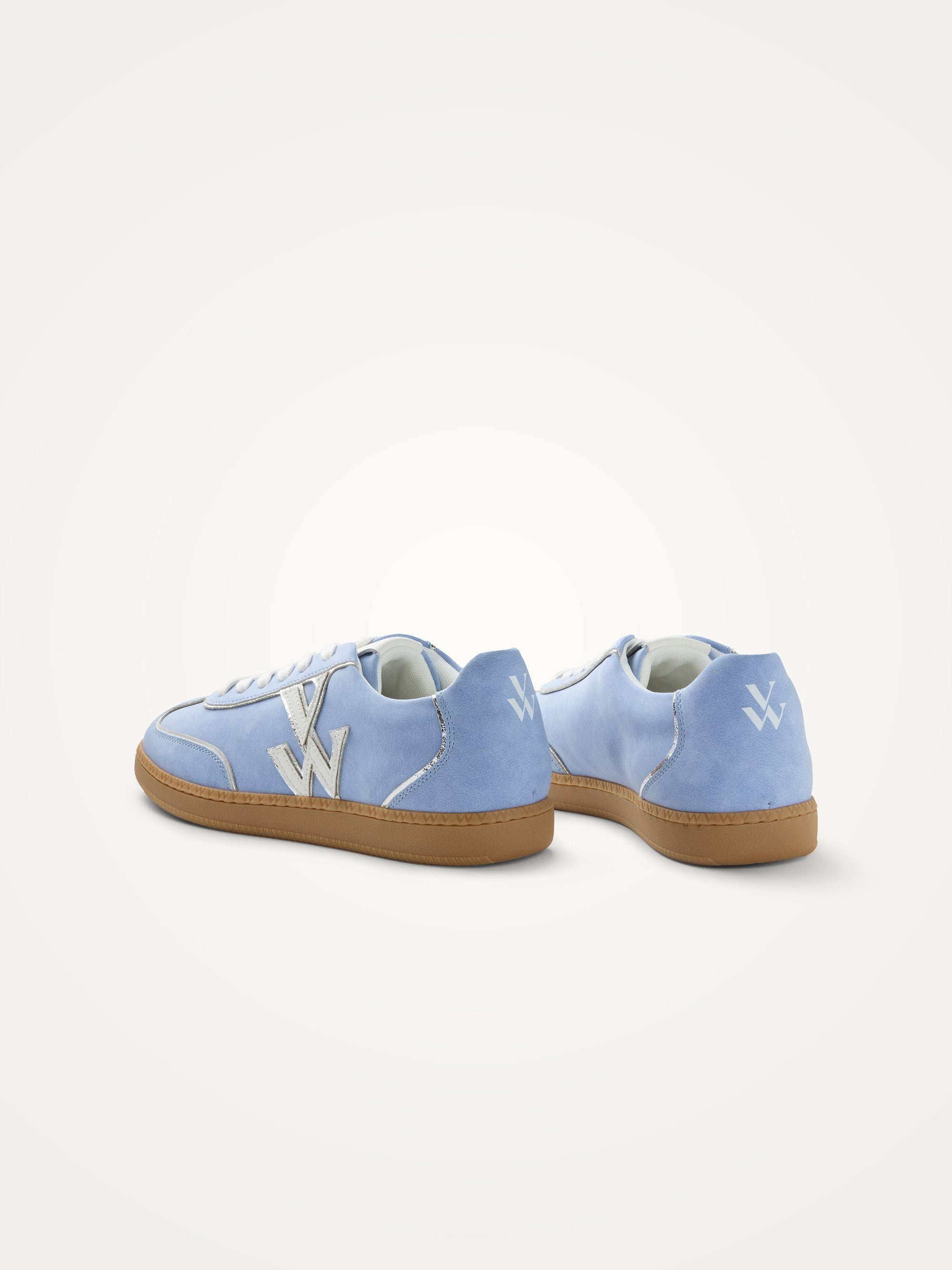 Sneakers with monogram on retro sole VANESSA WU Blue