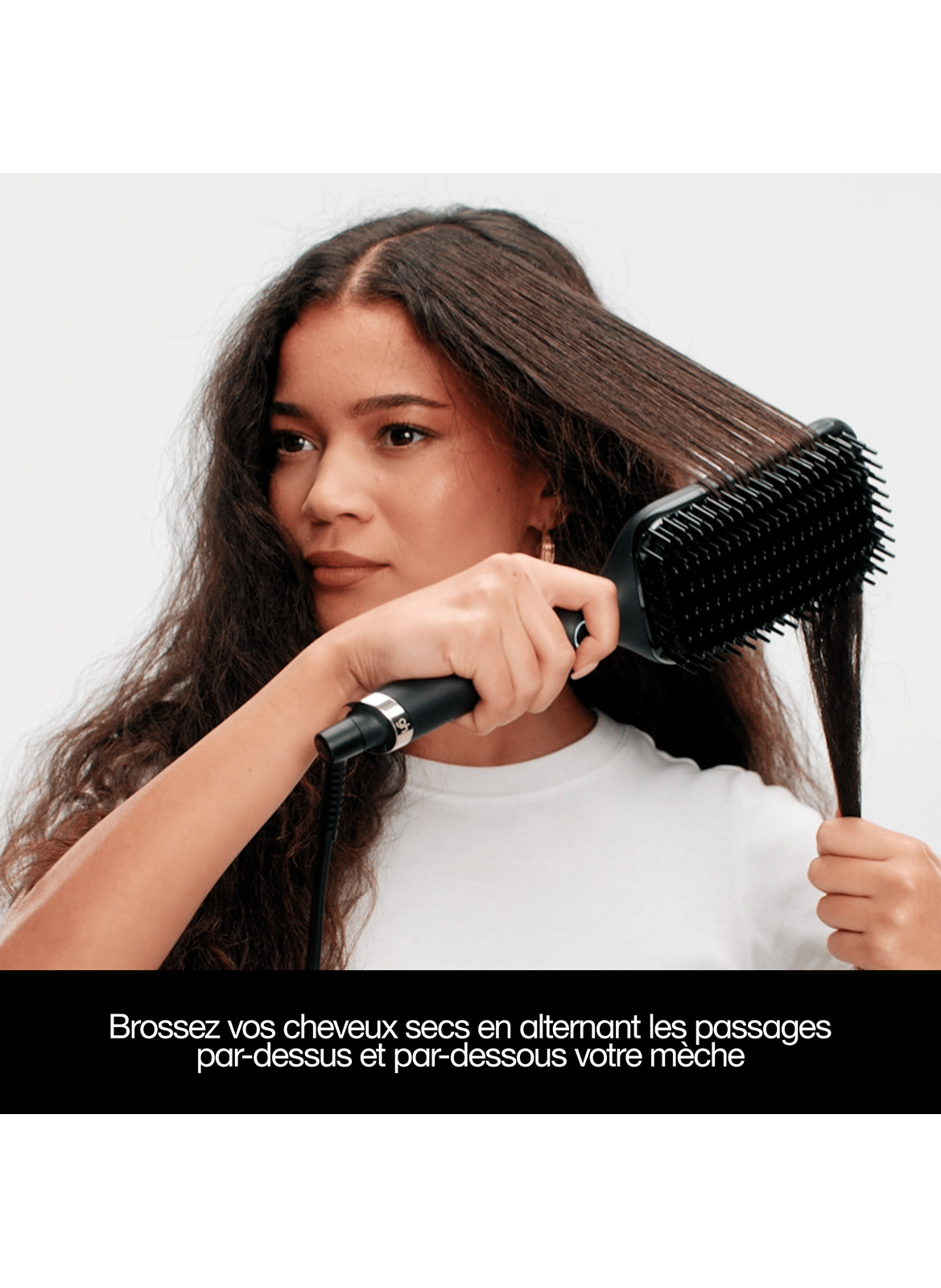 Brosse lissante professionnelle extra-large ghd Glide+ Max GHD Noir